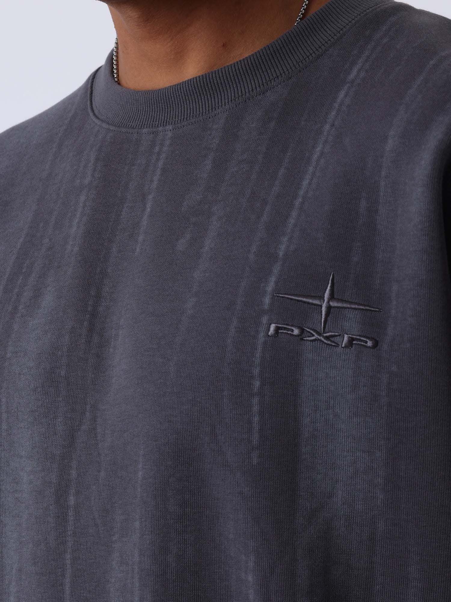 Project X Paris Felpa girocollo testurizzata Slacker Grigio