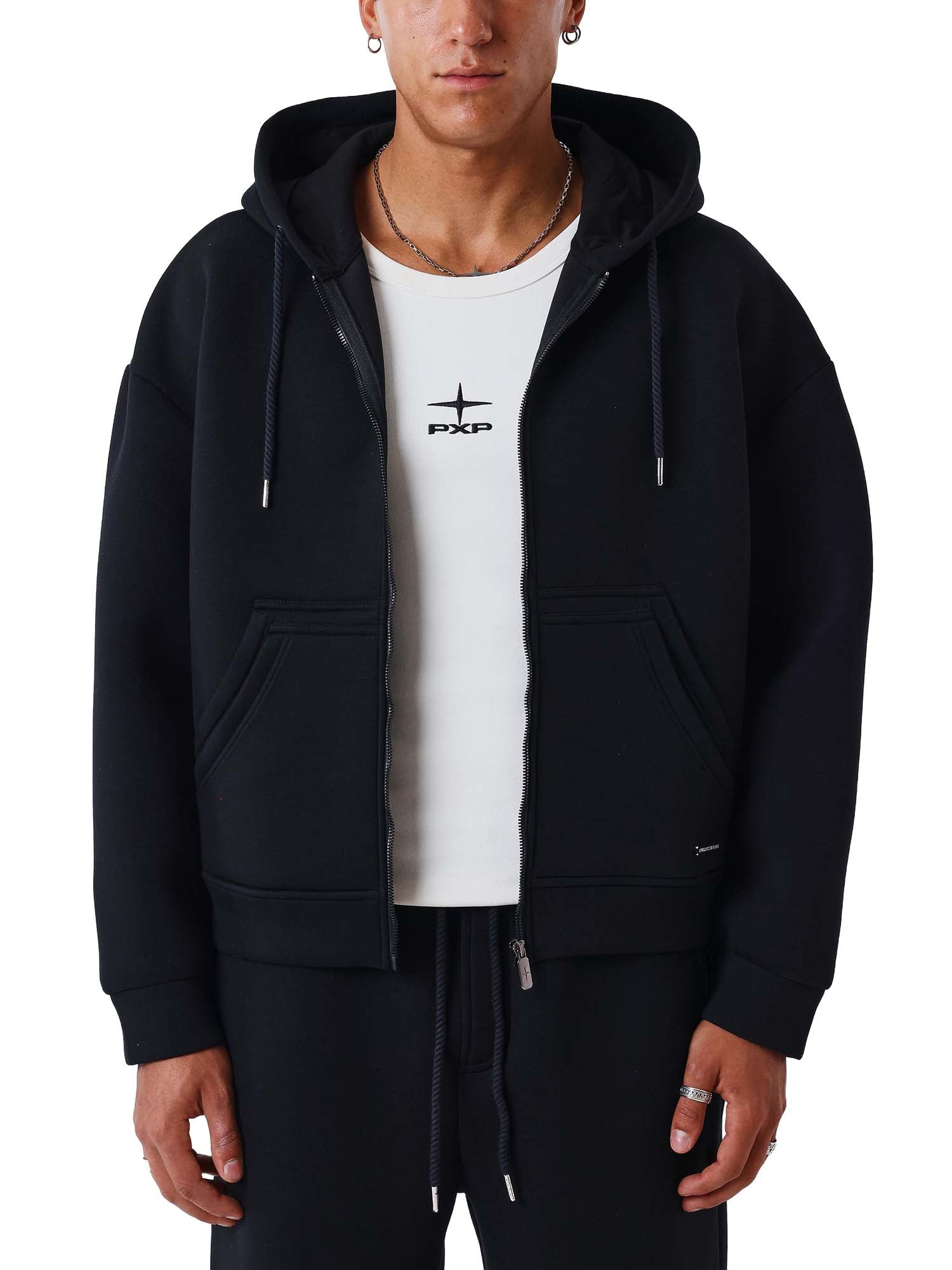 Project X Paris Felpa con zip e cappuccio Nero