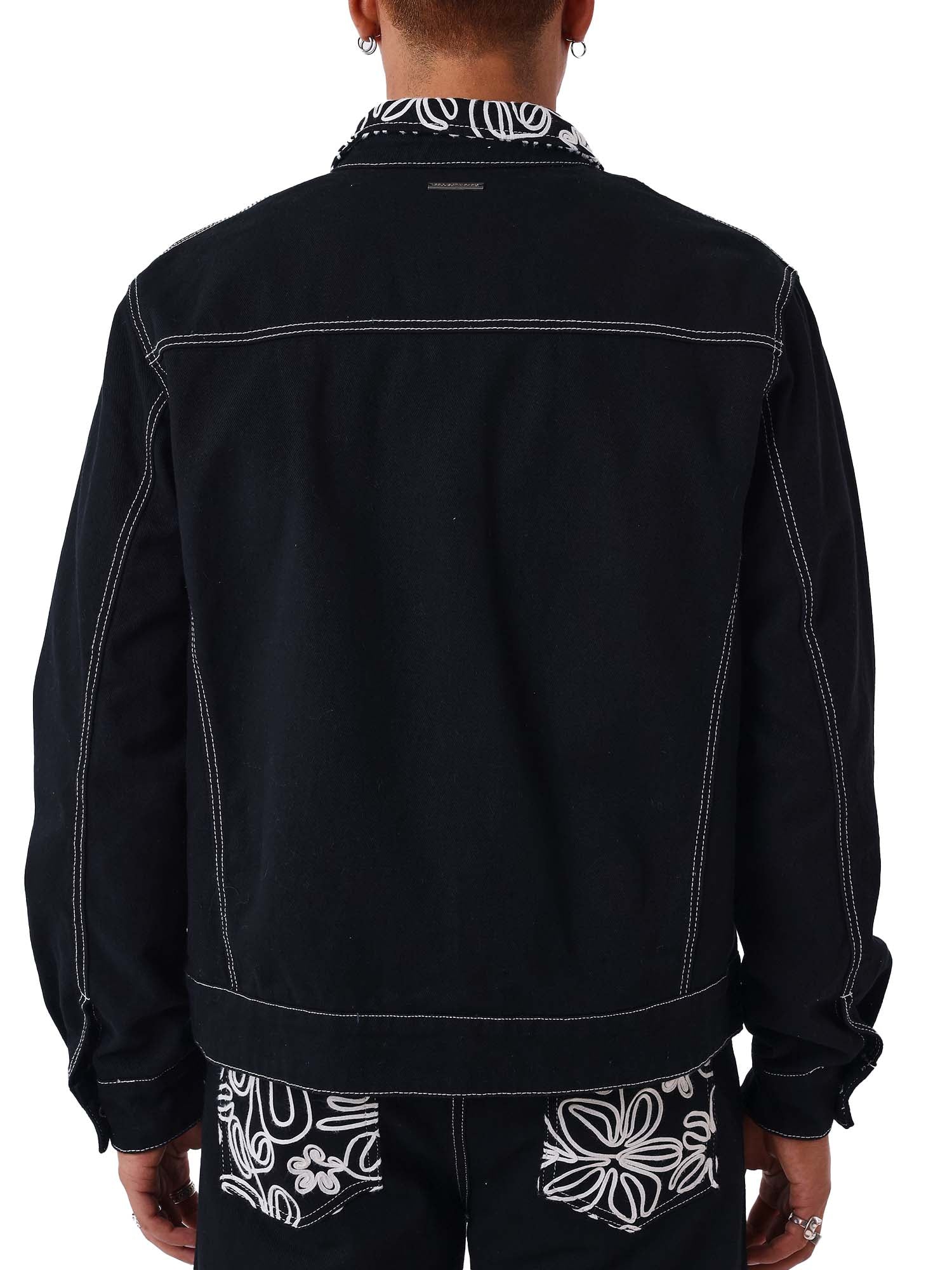 Project X Paris Giacca in Denim Nero