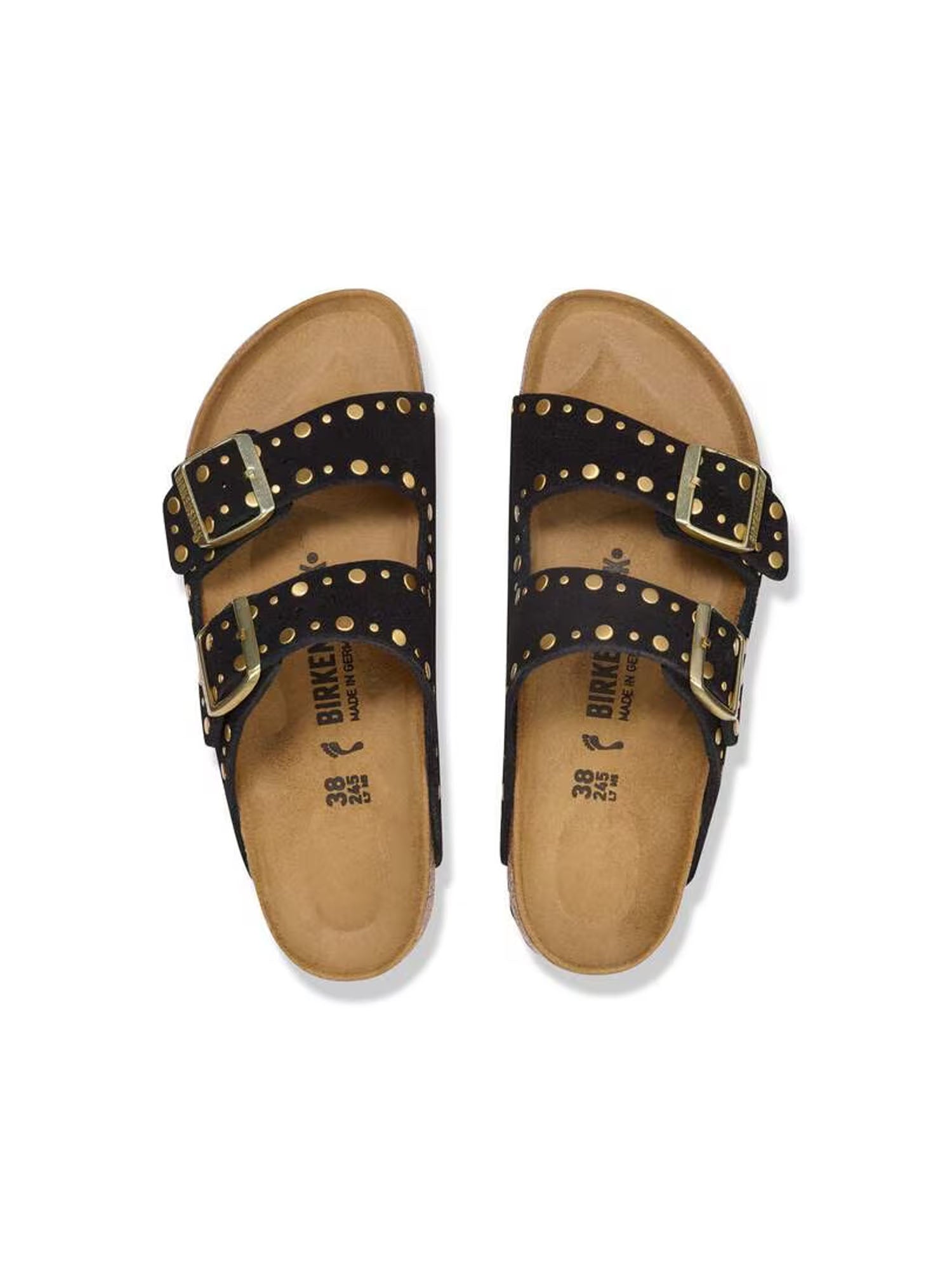 Birkenstock Arizona Suede Leather Nero