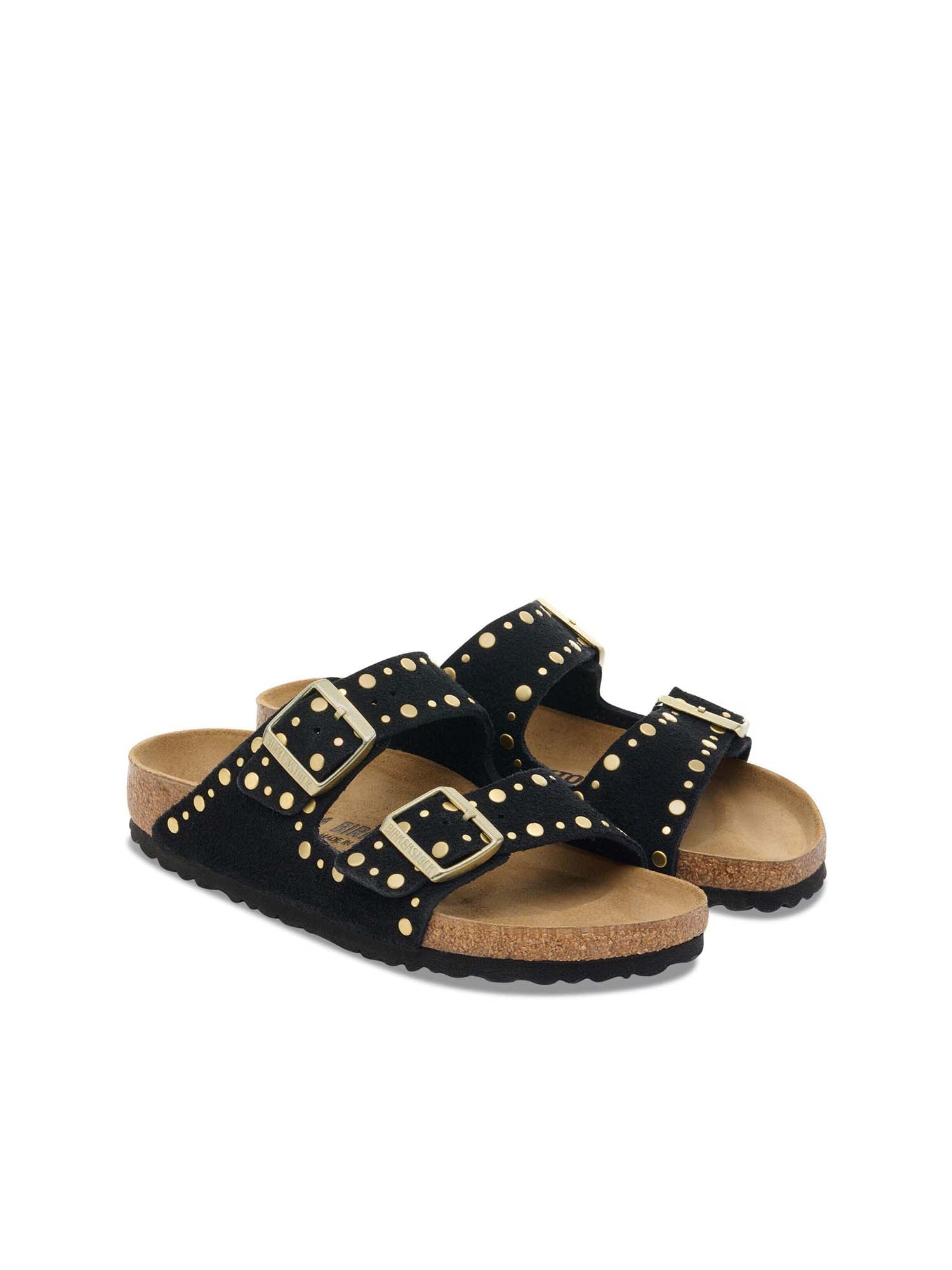 Birkenstock Arizona Rivet (Pelle scamosciata) Nero