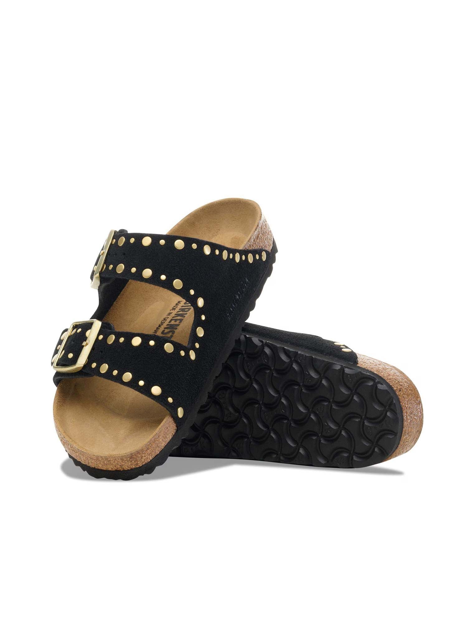 Birkenstock Arizona Rivet (Pelle scamosciata) Nero