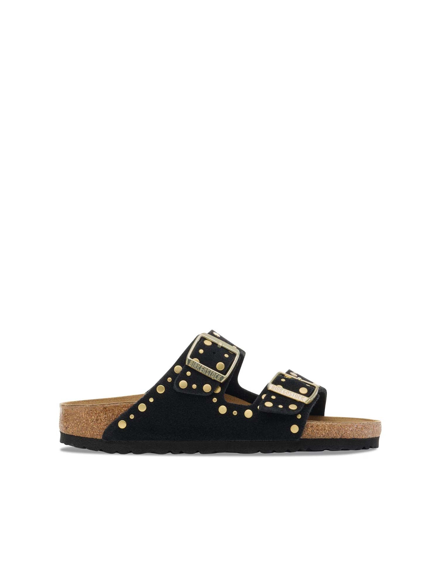 Birkenstock Arizona Rivet (Pelle scamosciata) Nero