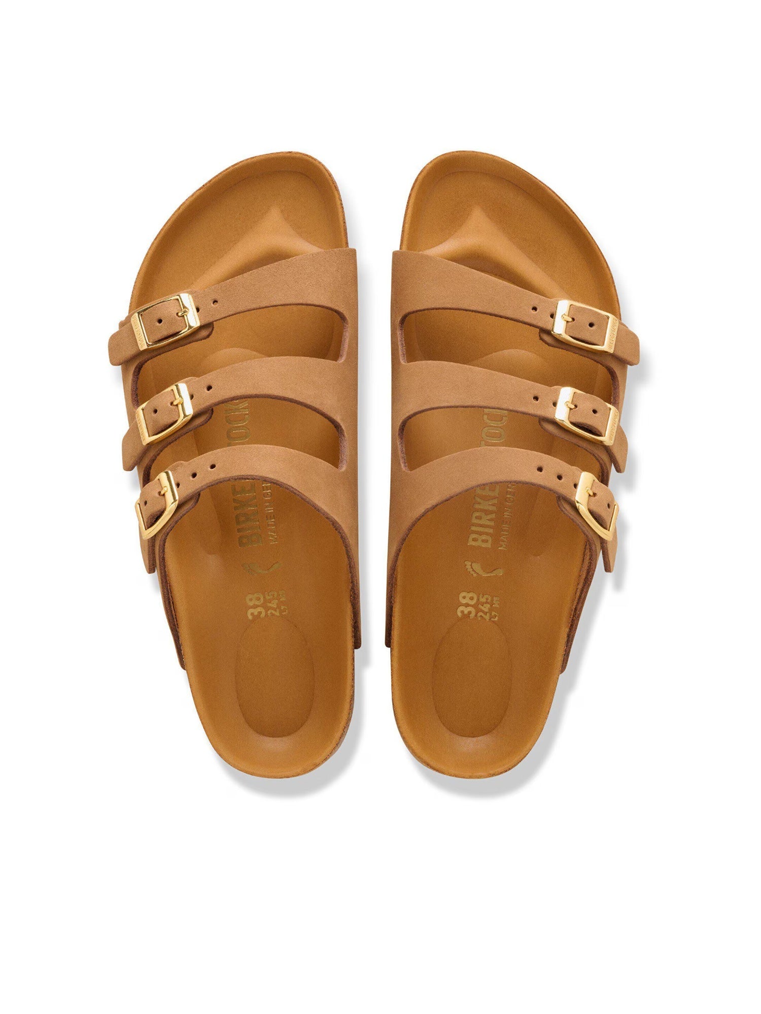 Birkenstock Florida Fresh (Pelle Nubuck) Marrone