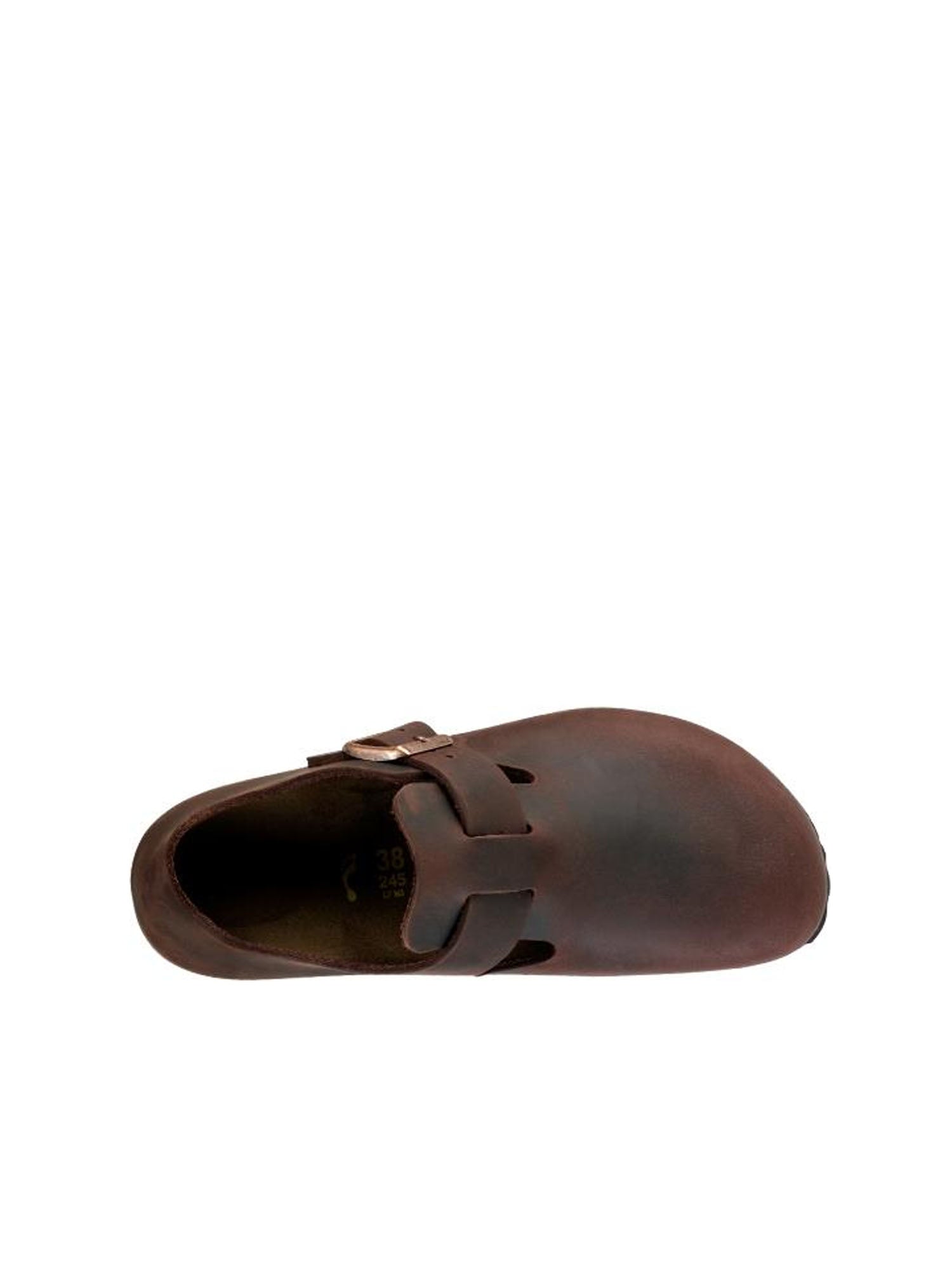 Birkenstock London Oiled Leather Habana Marrone