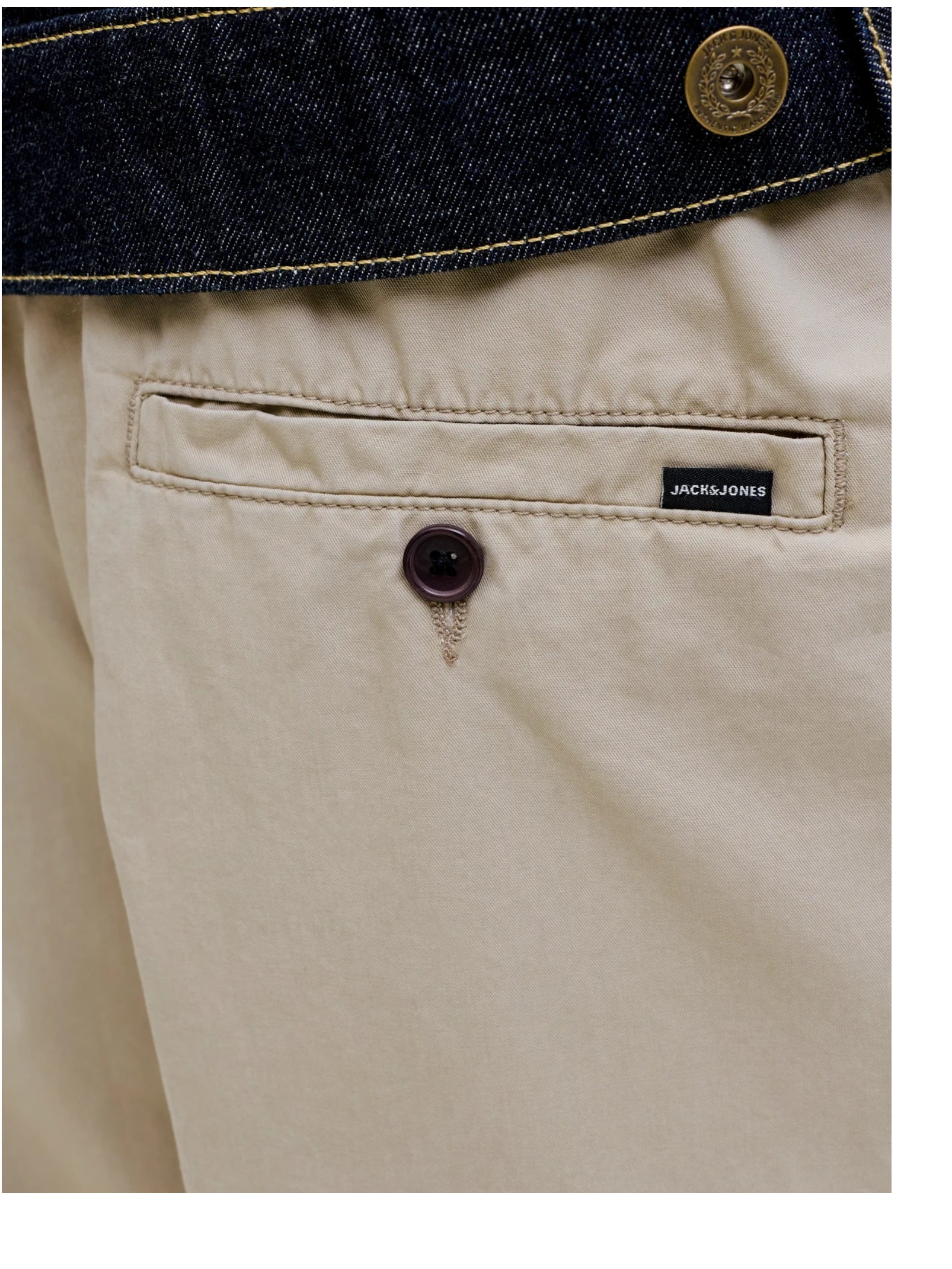 Jack & Jones Pantaloni Loose fit Beige
