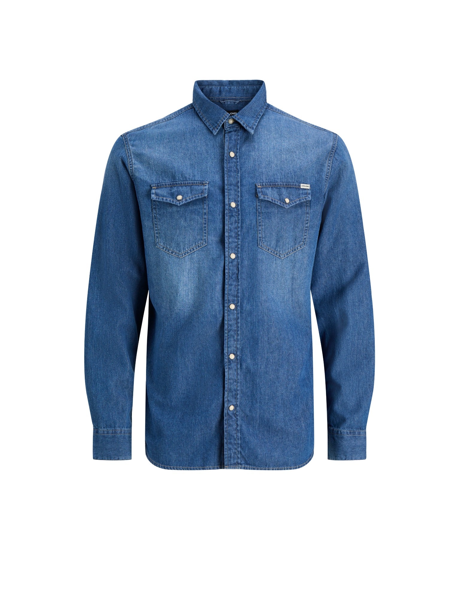 Jack & Jones Camicia in Jeans Comfort Blu