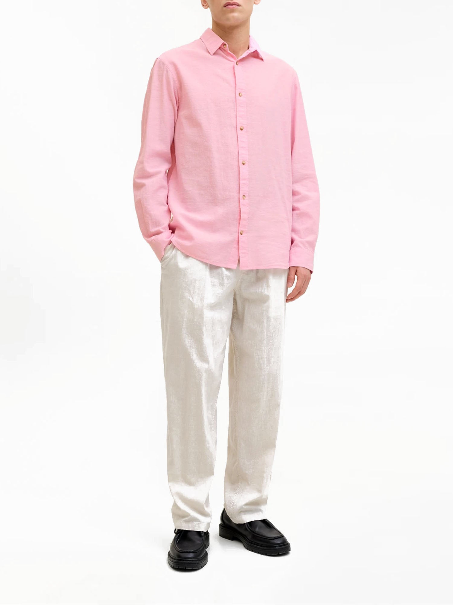 Jack & Jones Camicia Regular FIt Rosa