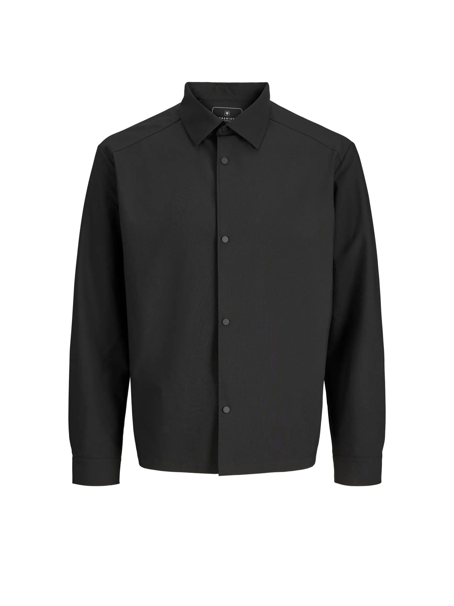 Jack & Jones Camicia Jprblachase Tech L/S LN Nero