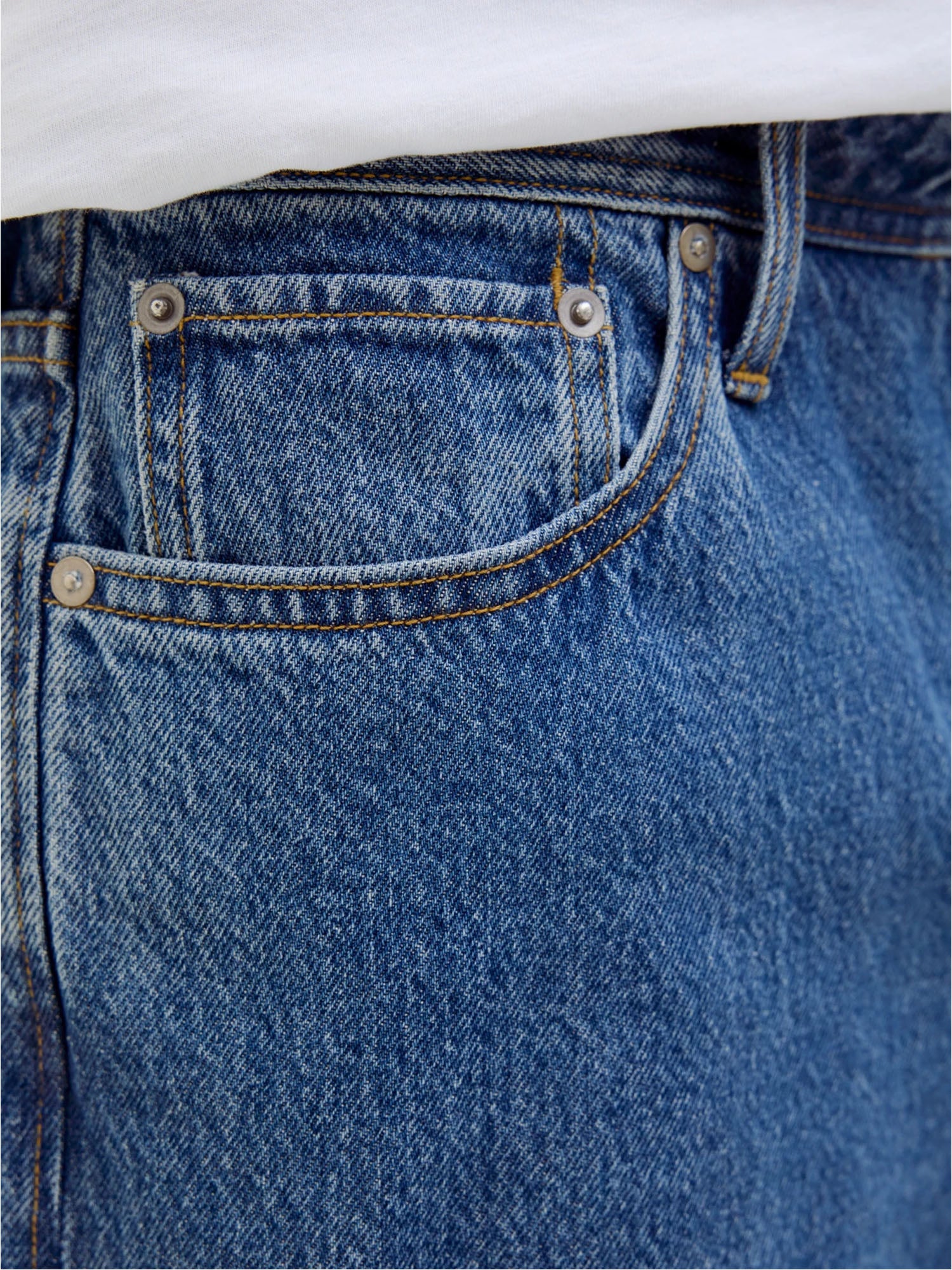 Jack & Jones Bermuda in jeans baggy fit Blu