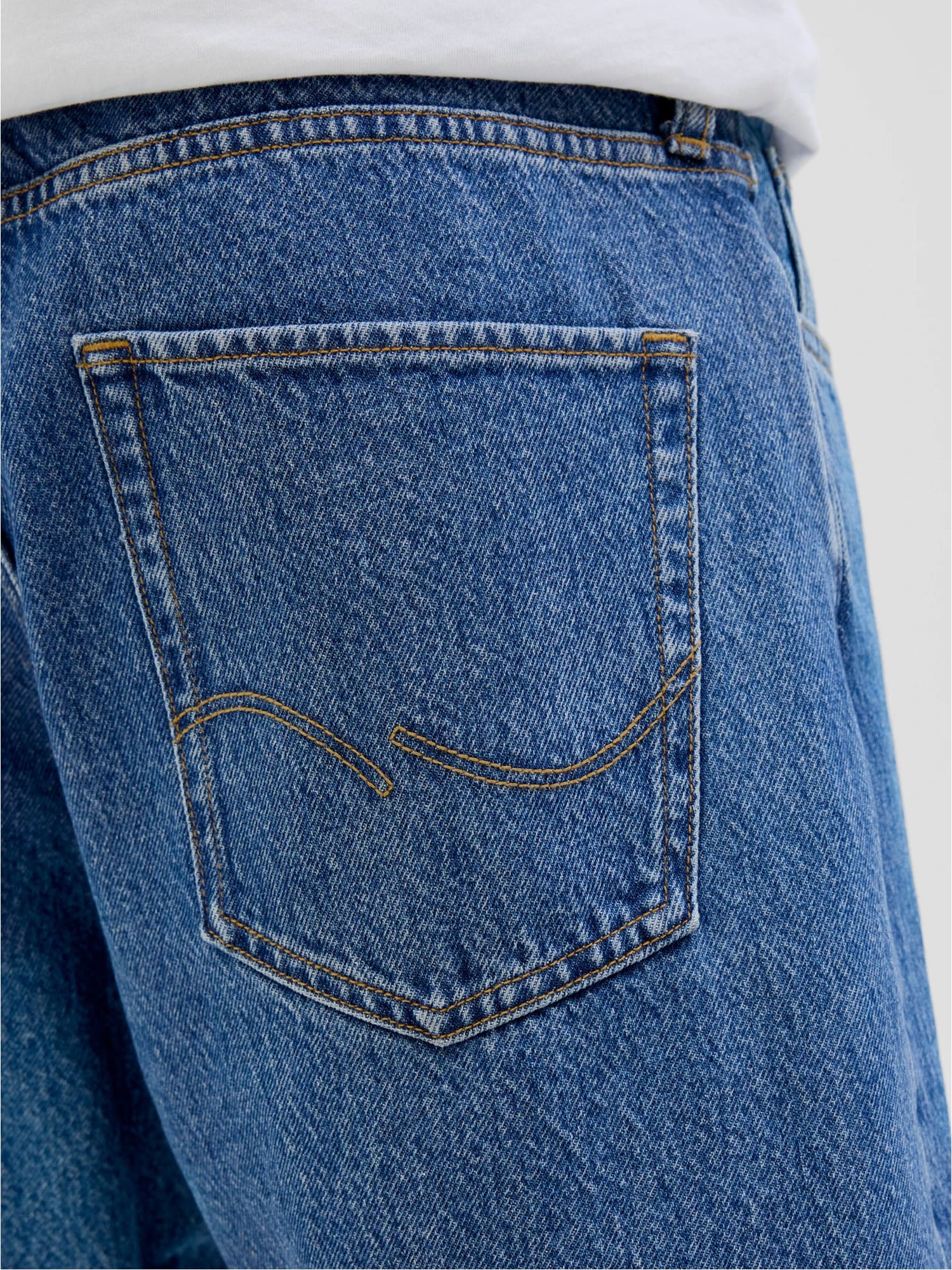 Jack & Jones Bermuda in jeans baggy fit Blu