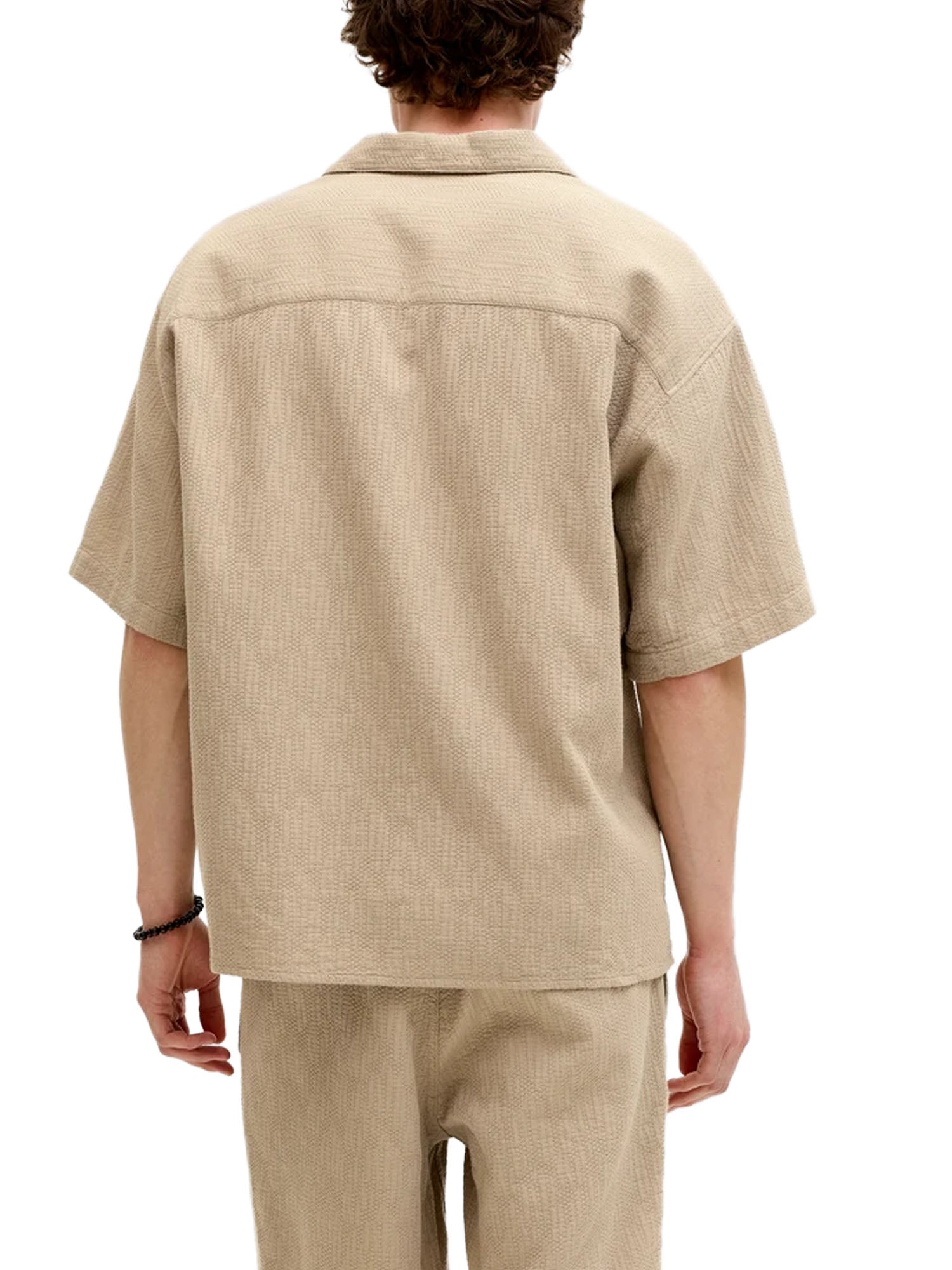Jack & Jones Camicia Loose Fit Beige