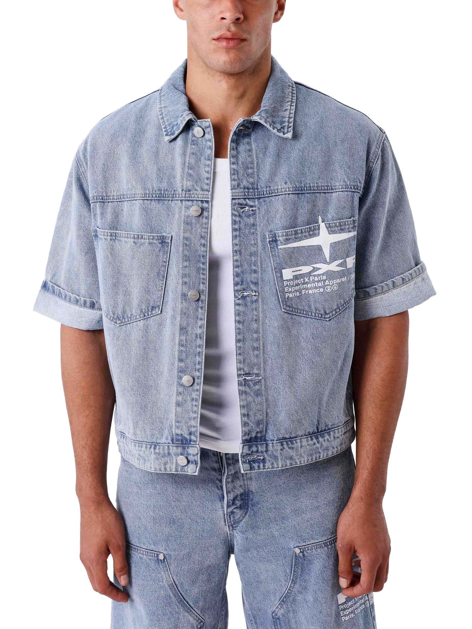 Project X Paris Giacca corta in denim Idea Azzurro