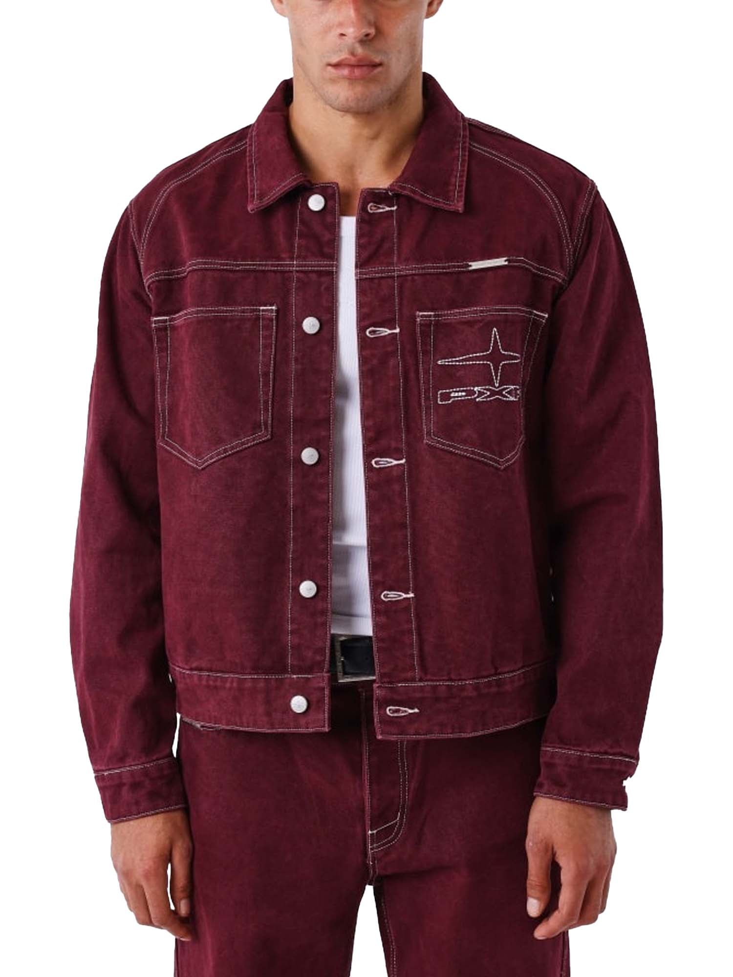 Project X Paris Giacca denim knockout PXP Bordeaux