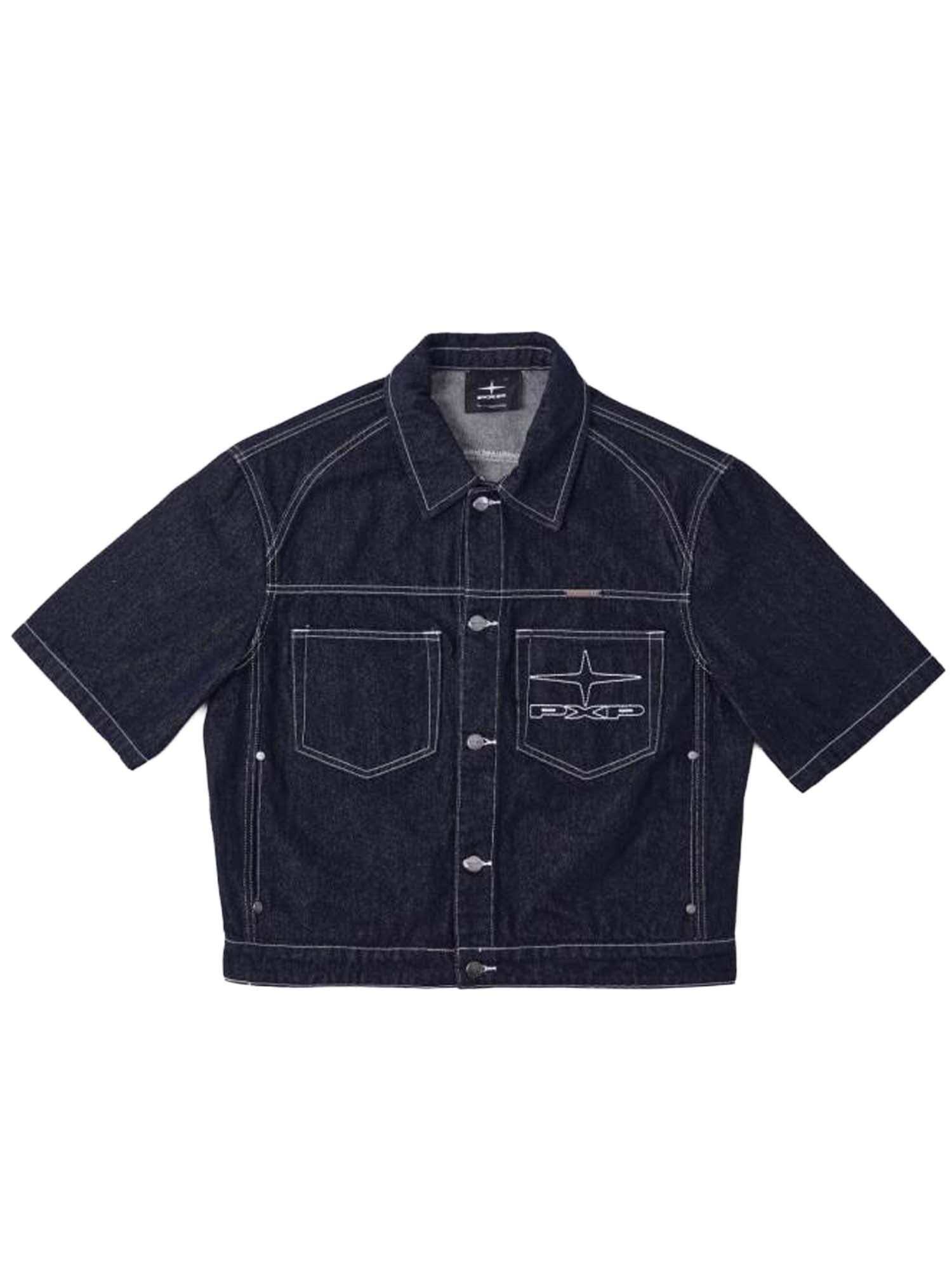 Project X Paris Camicia in Denim Blu