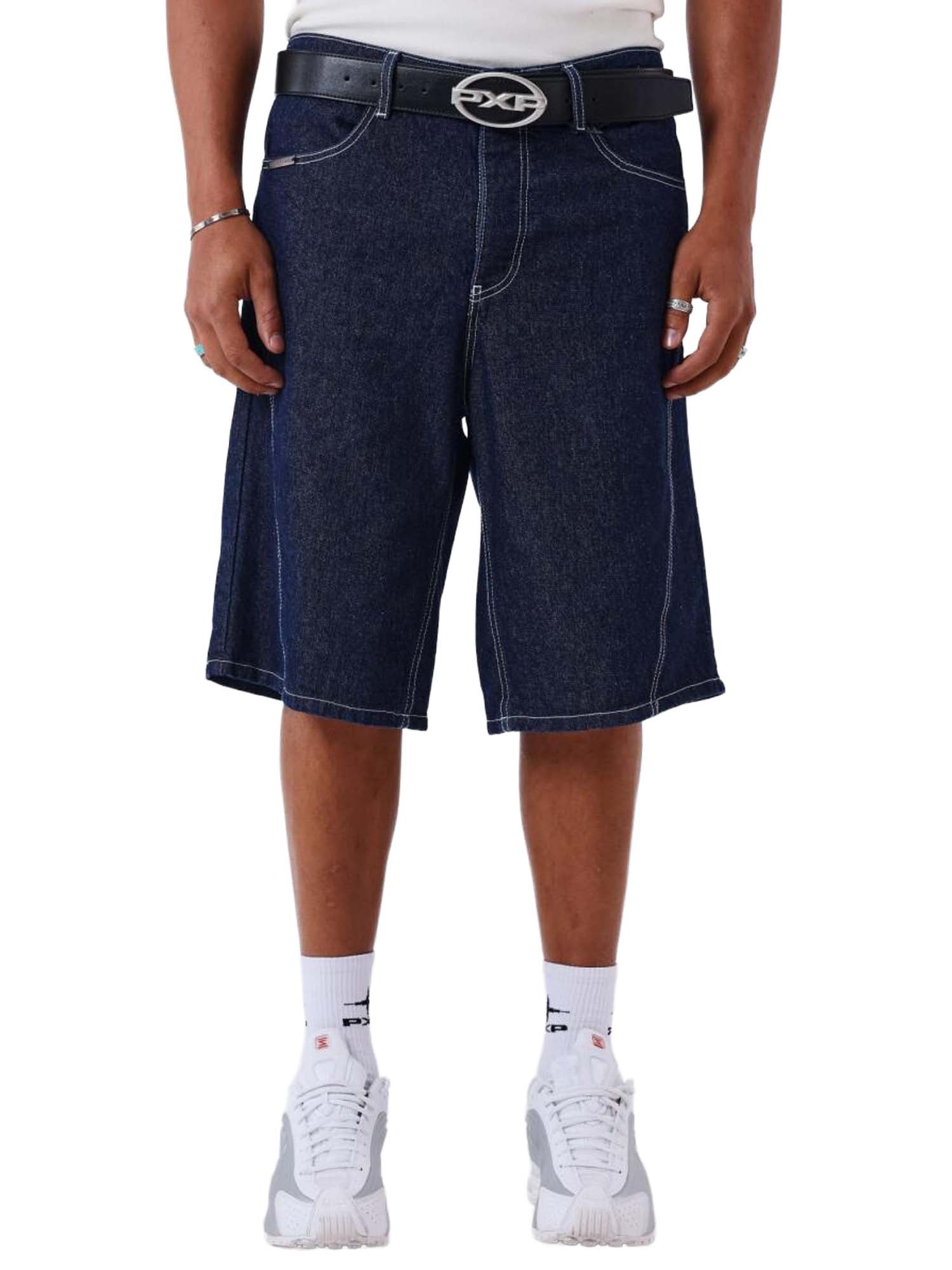 Project X Paris Shorts in Denim Blu