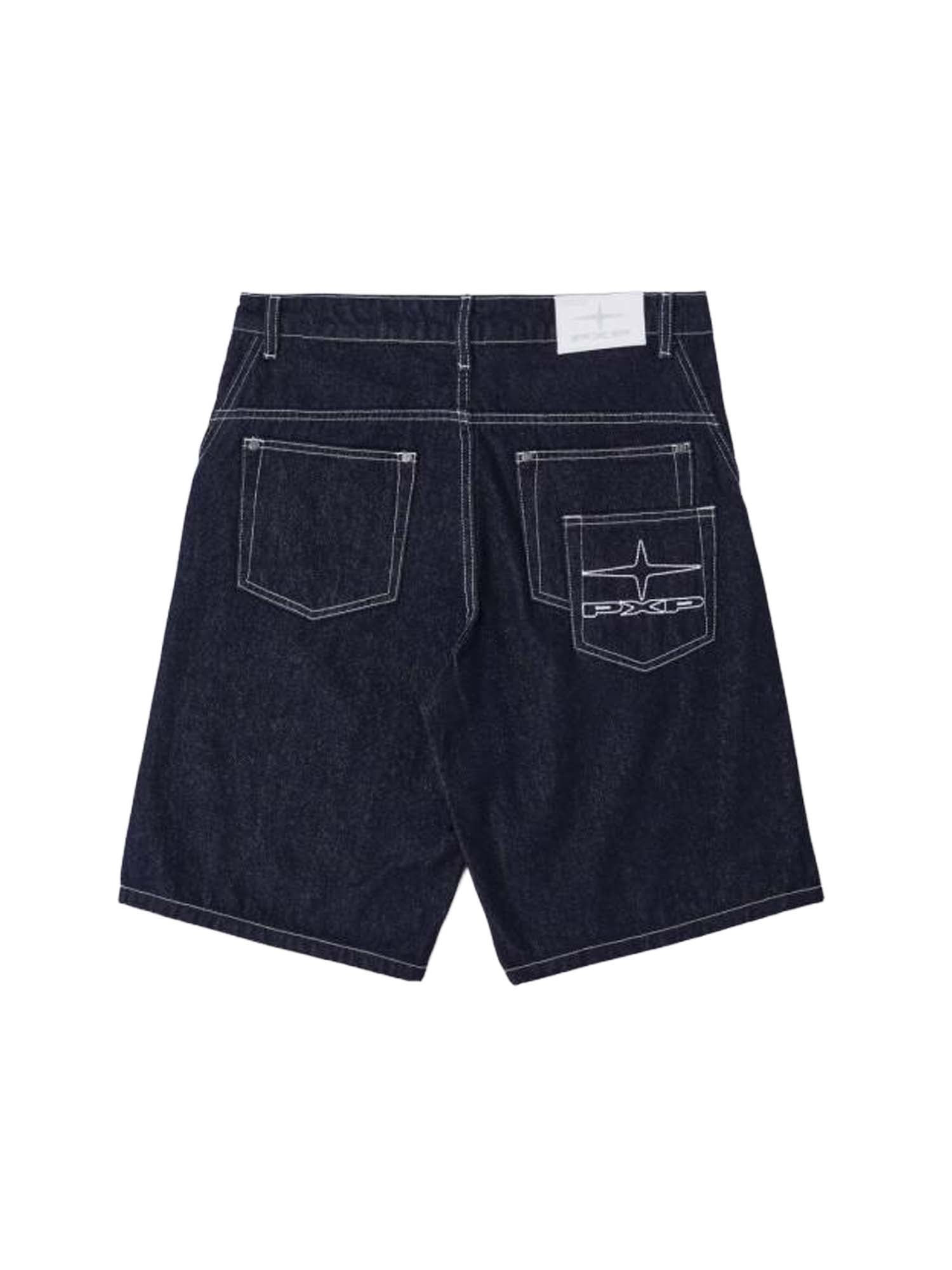 Project X Paris Shorts in Denim Blu