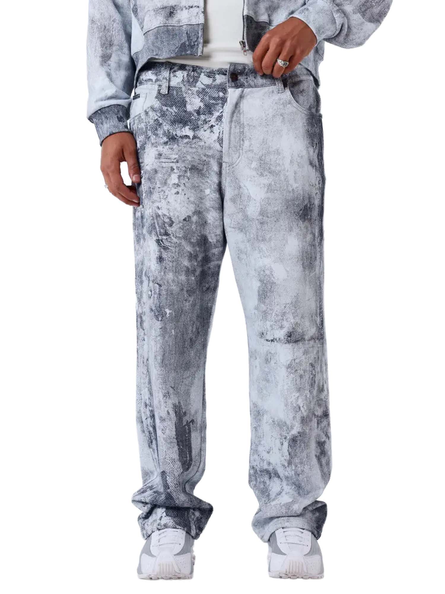 Project X Paris Pantaloni larghi Azzurro