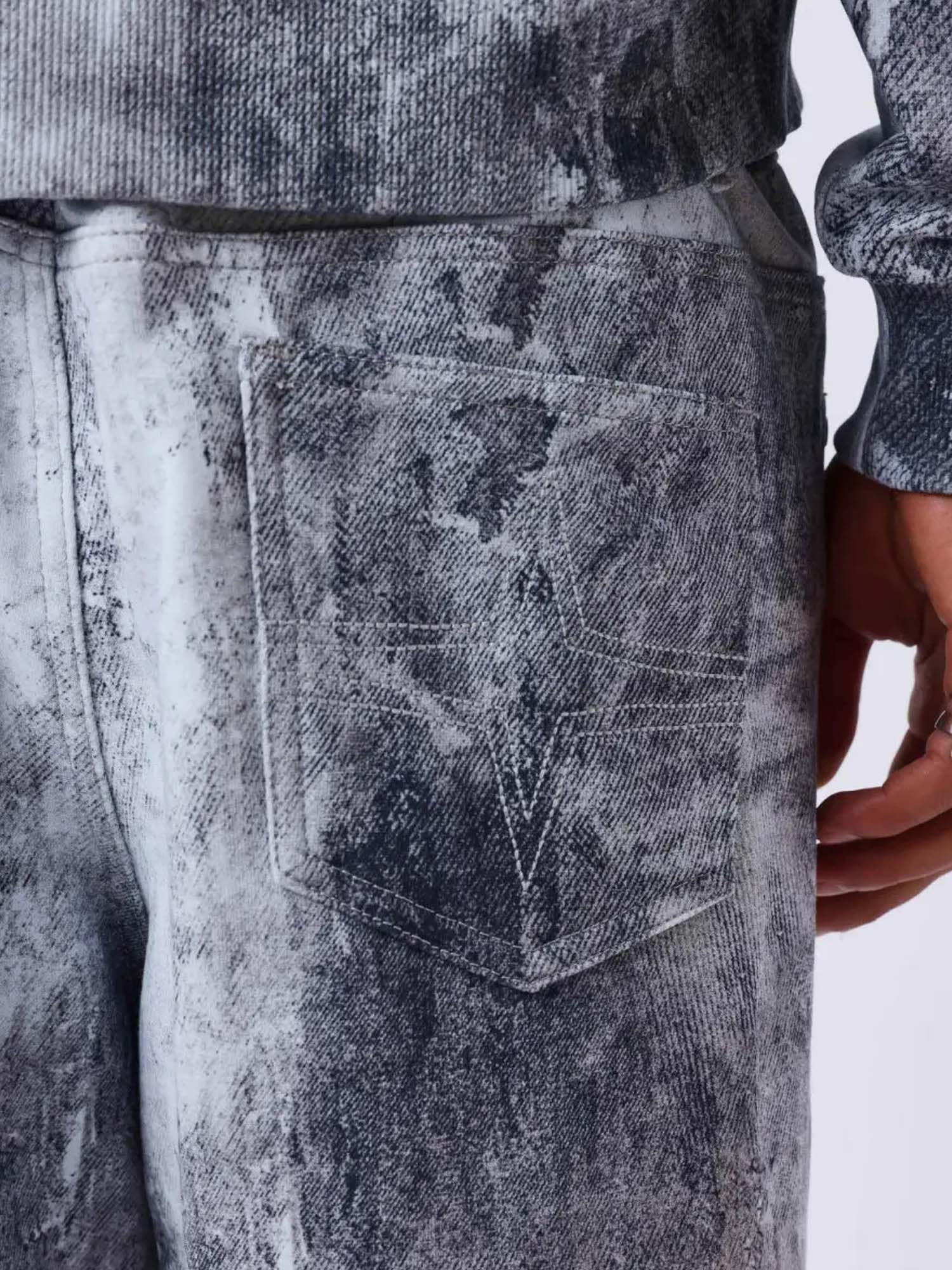 Project X Paris Pantaloni larghi Azzurro