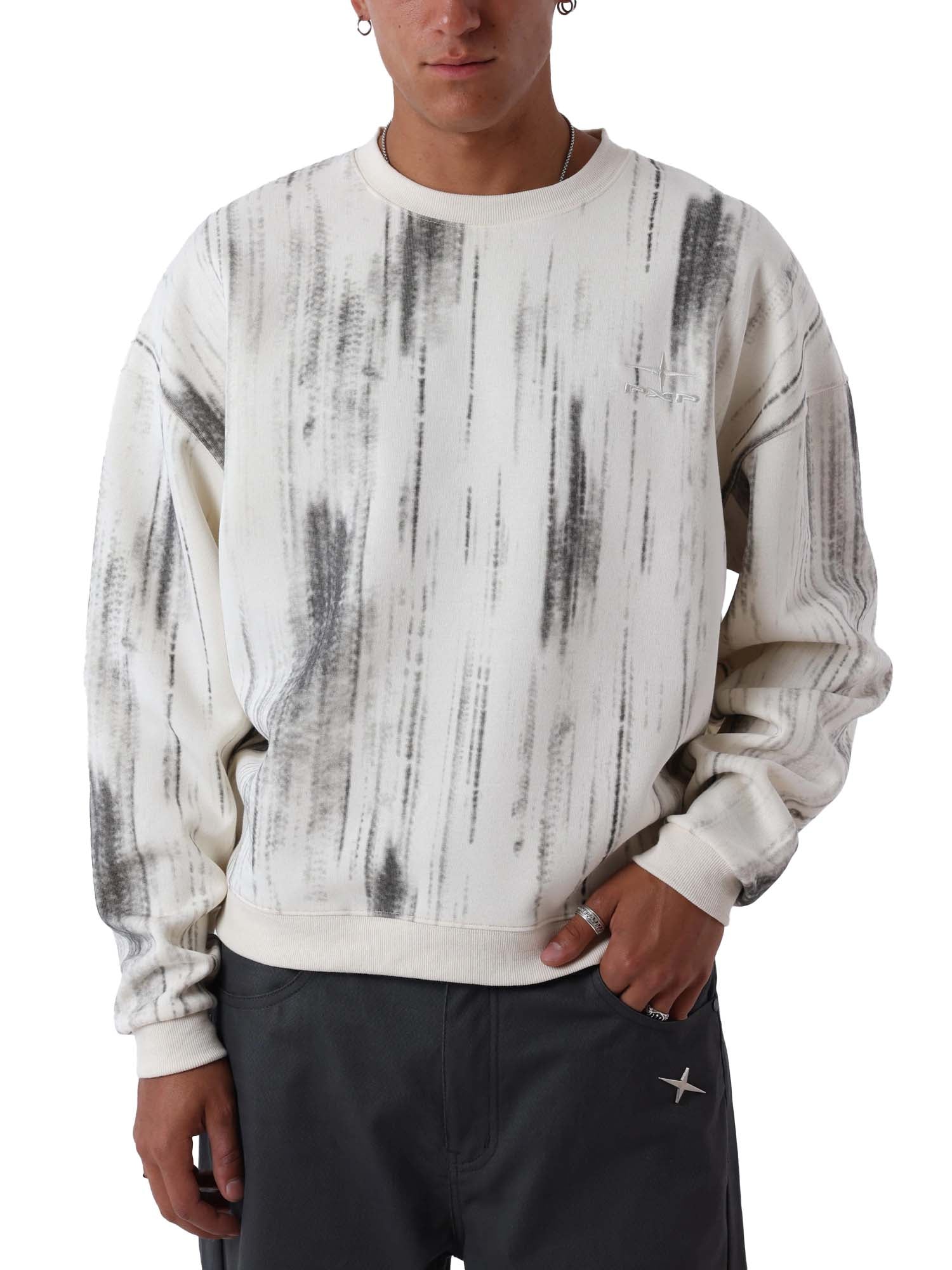 Project X Paris Felpa girocollo testurizzata Slacker Beige