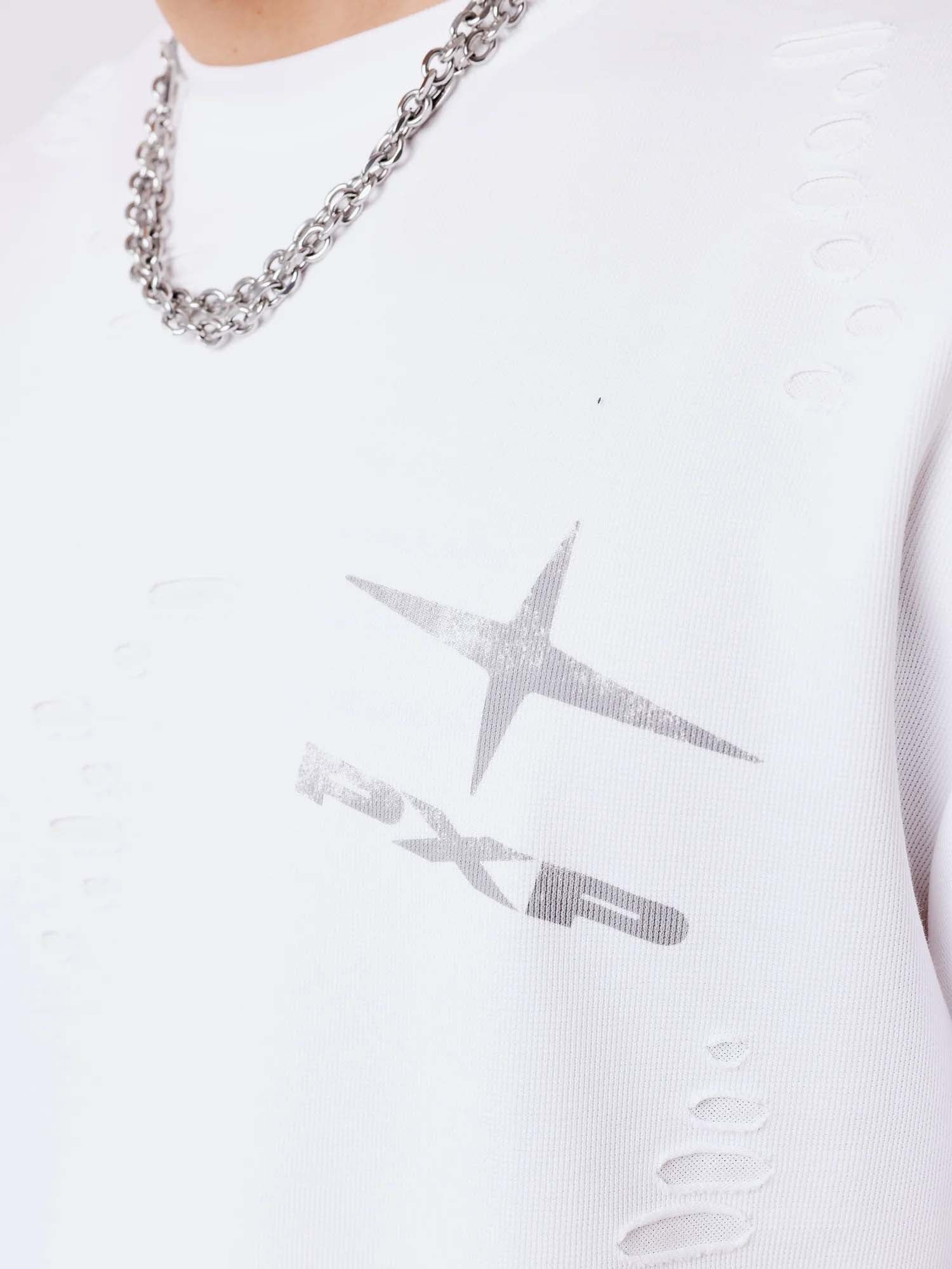 Project X Paris T-shirt à effet texturé Bianco