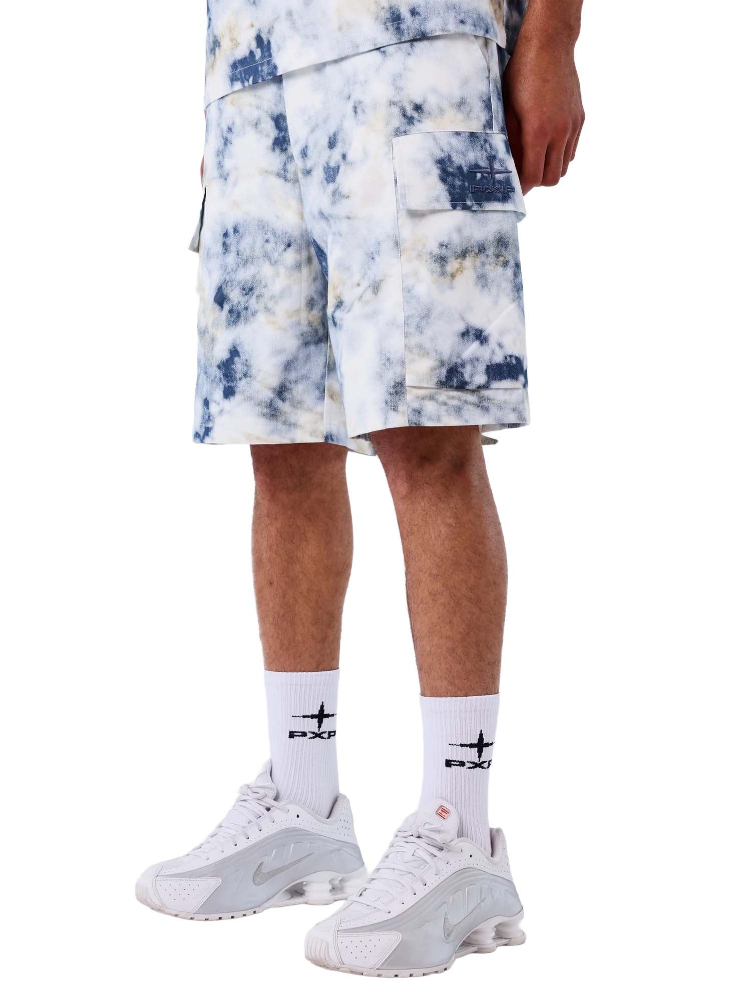 Project X Paris Pantaloncini stile cargo Seabreeze Bianco