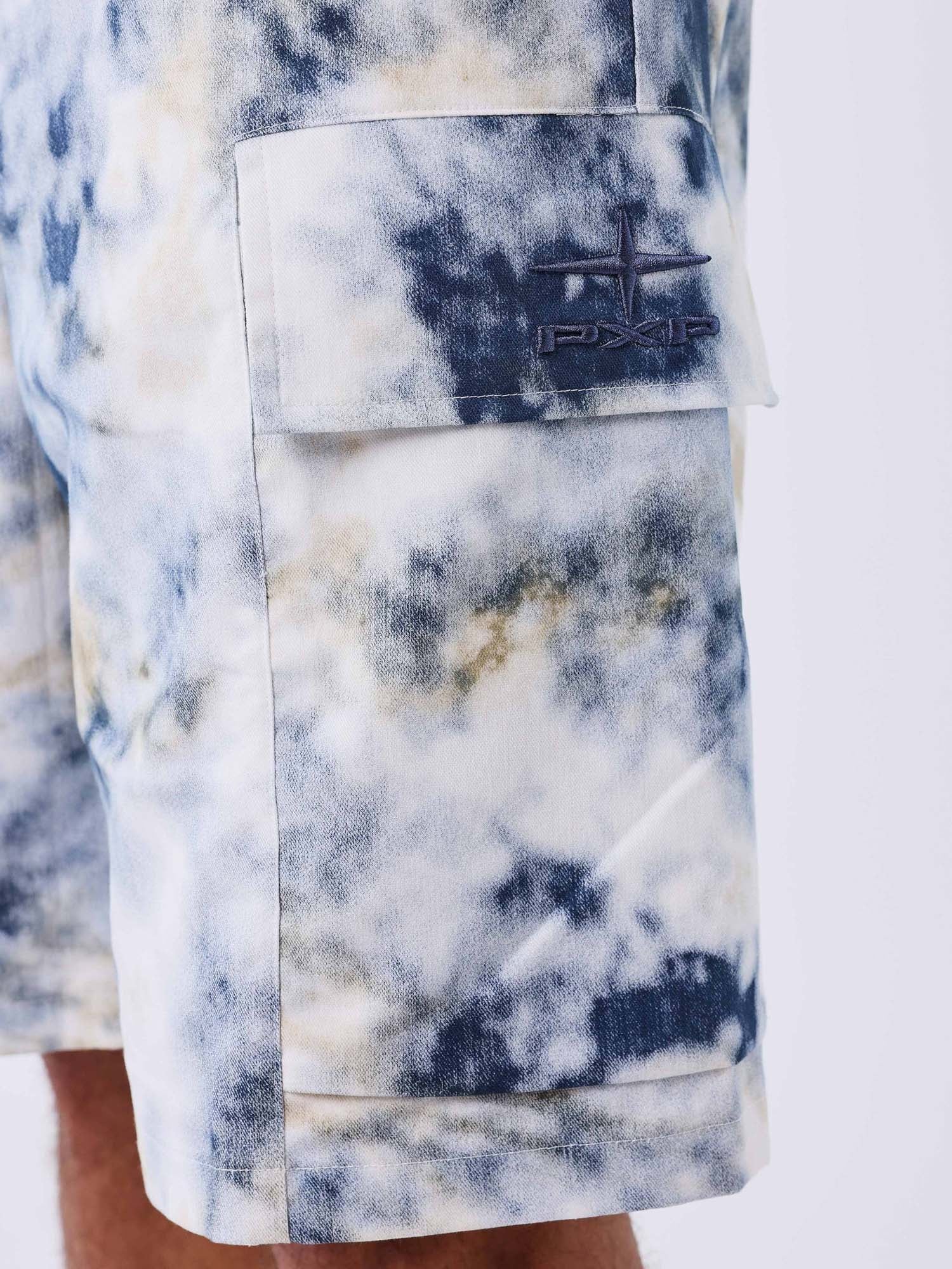 Project X Paris Pantaloncini stile cargo Seabreeze Bianco