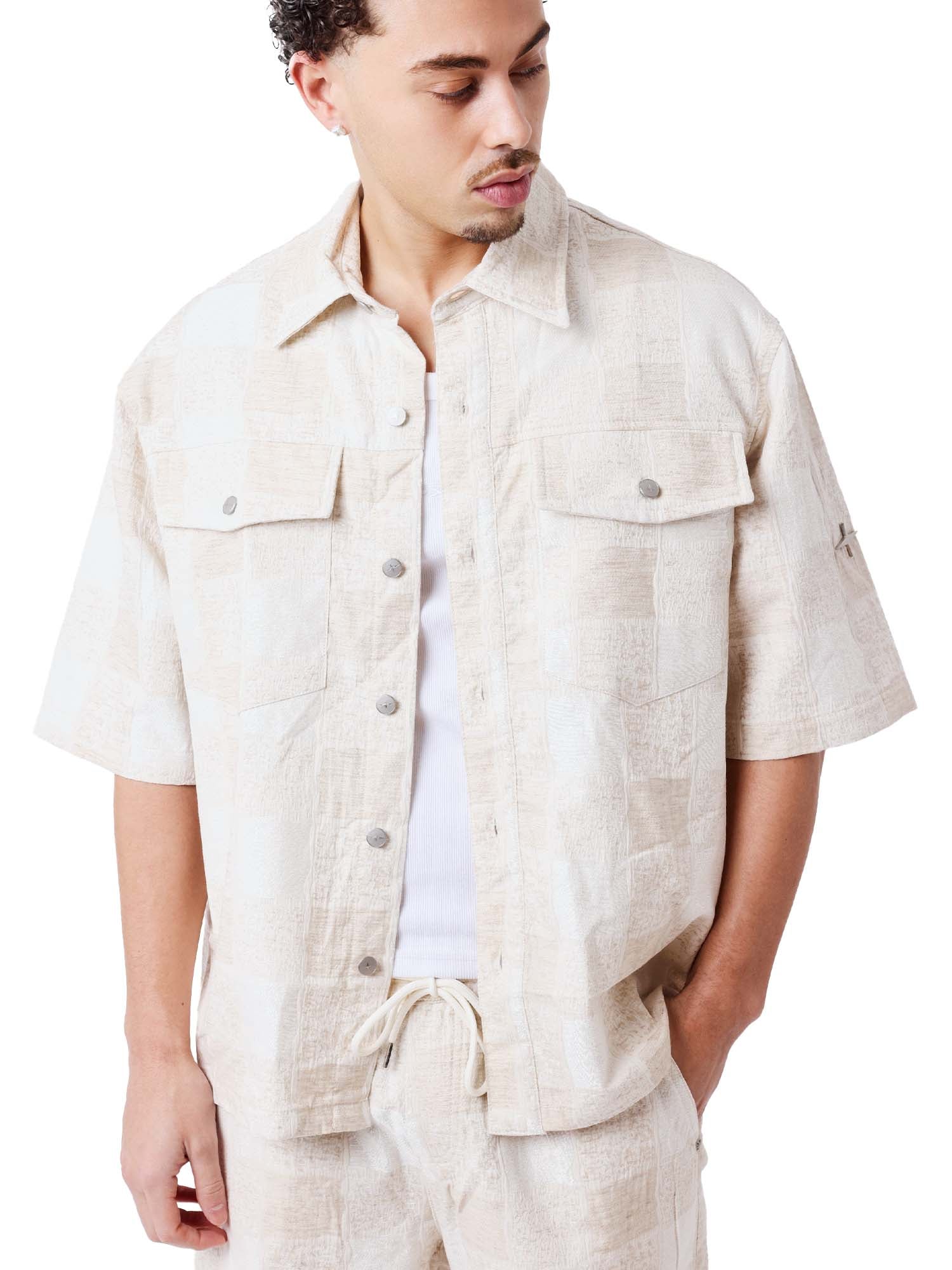 Project X Paris Camicia a maniche corte Grigio