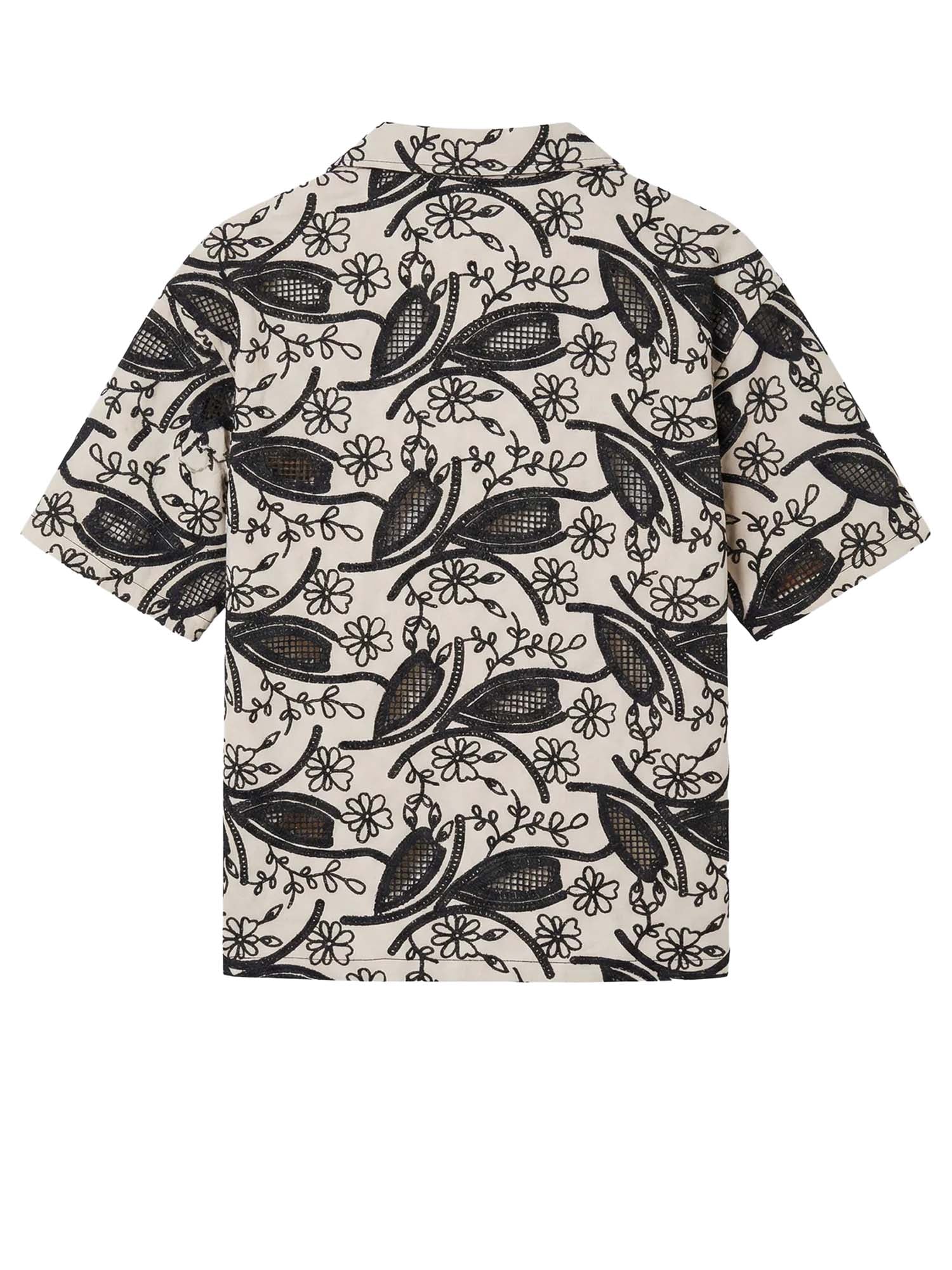 Project X Paris Camicia a maniche corte Candide Idylle Nero