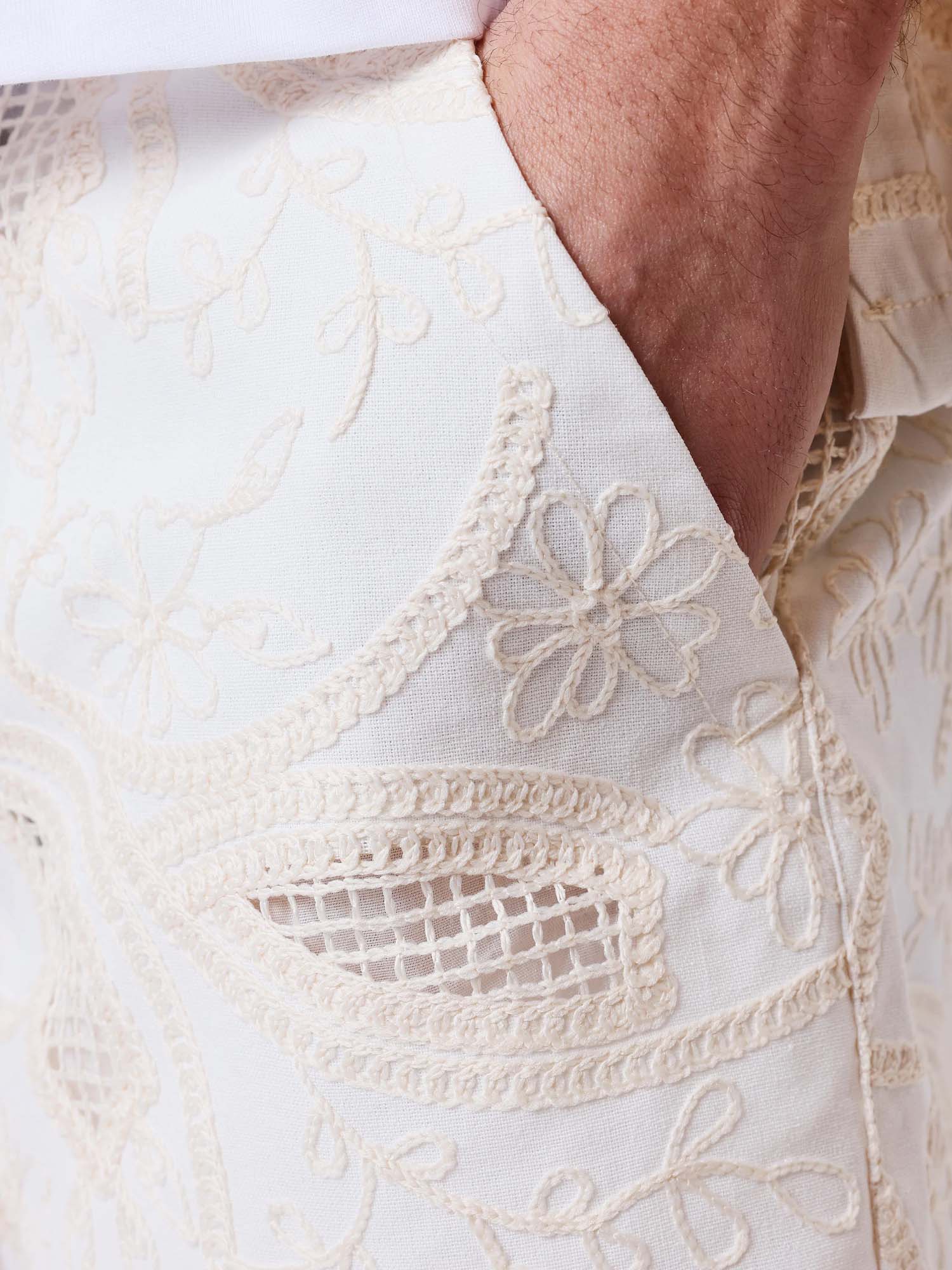 Project X Paris Pantaloncini Candide Idylle Bianco