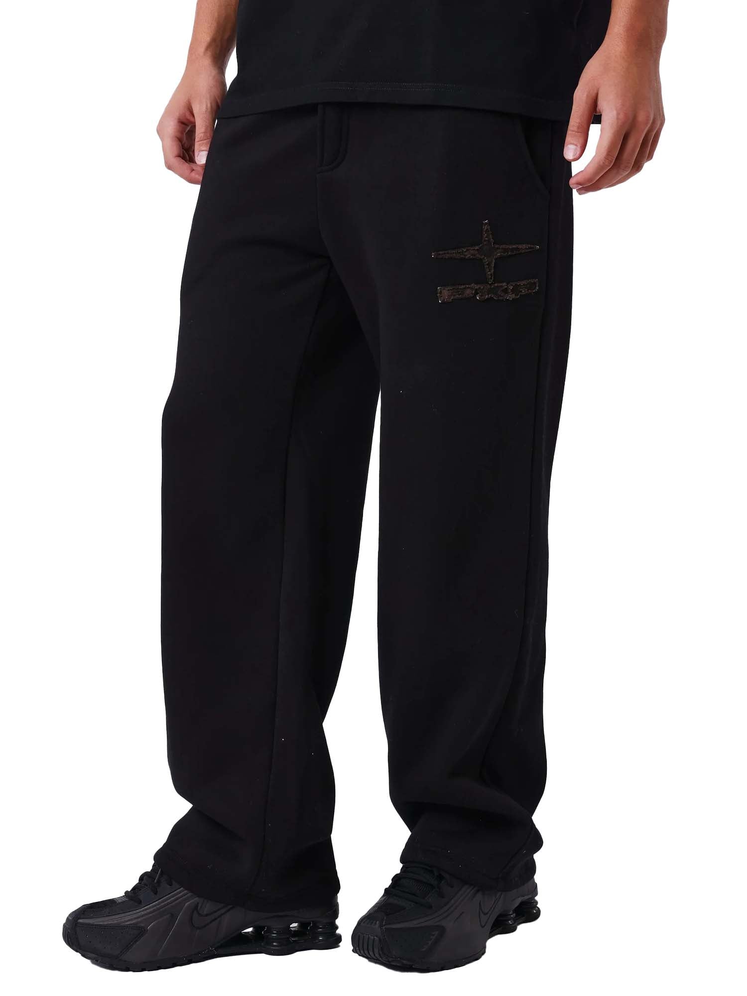 Project X Paris Pantalone dritto Leopardo Nero