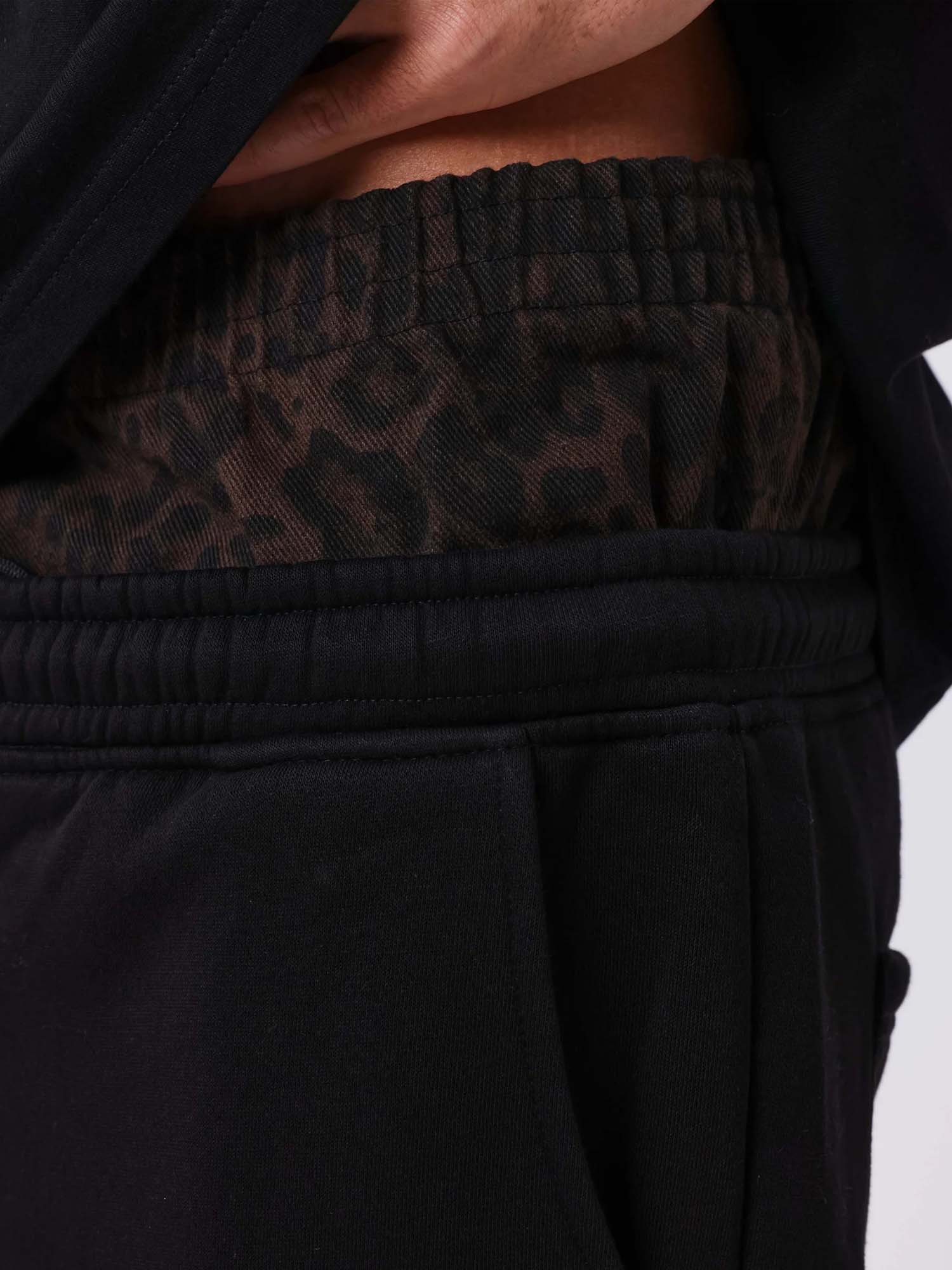 Project X Paris Pantalone dritto Leopardo Nero