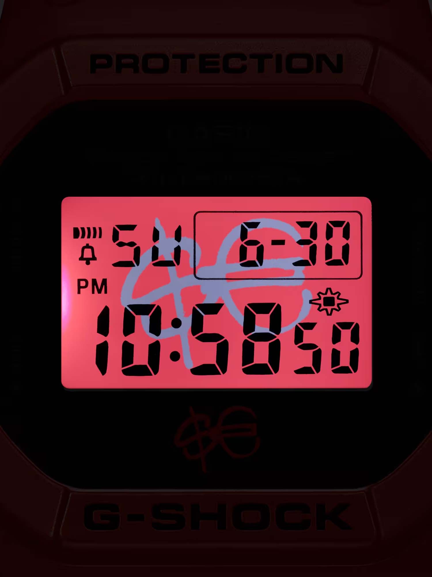 Casio Orologio Casio G-Shock x Sfera Ebbasta Serie DW-5600 Rosso