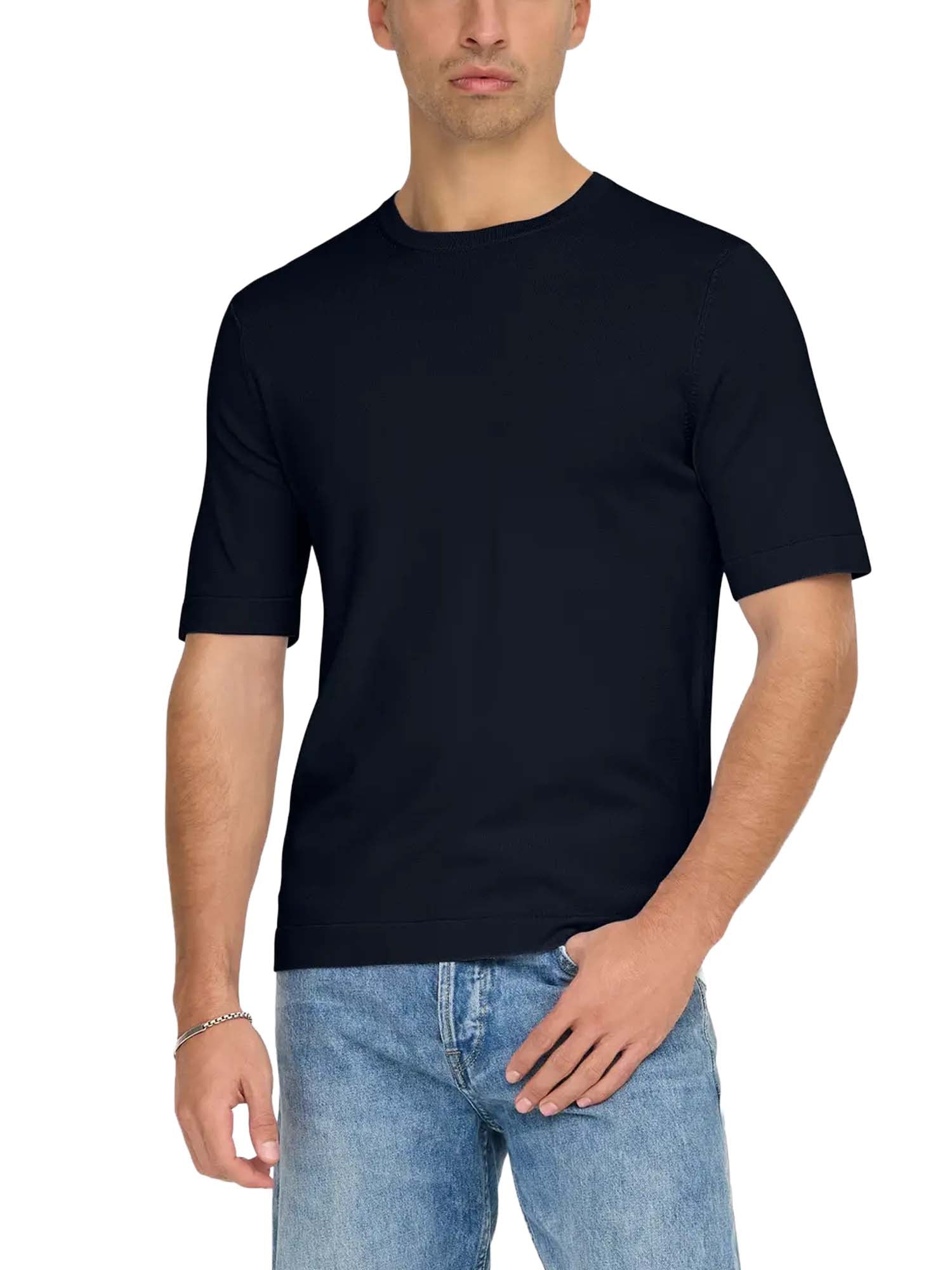 Only & Sons T-Shirt Onswyler Life Reg 14 Ss Knit Noos Blu