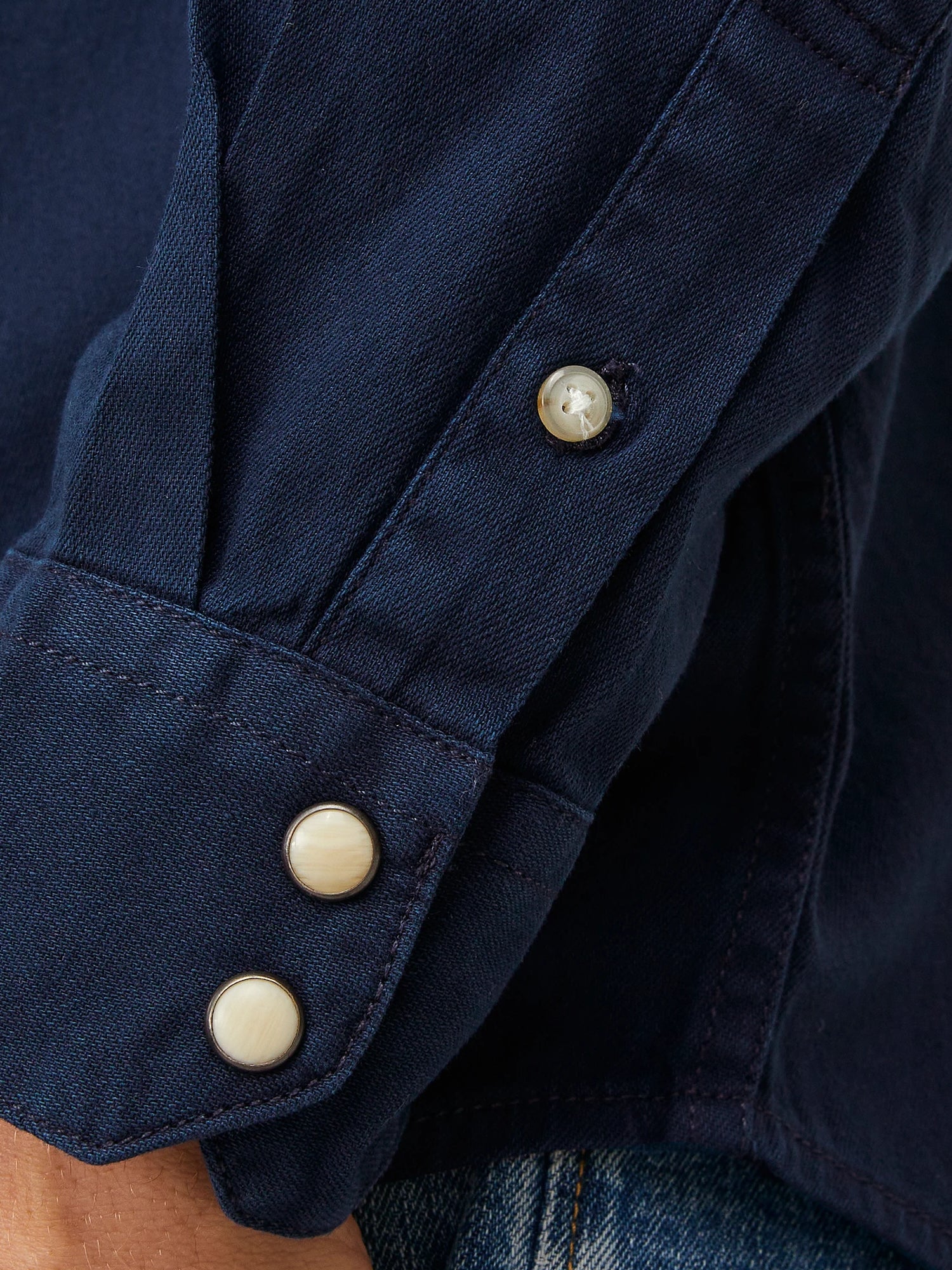 Jack & Jones Camicia in Jeans Comfort Blu Scuro