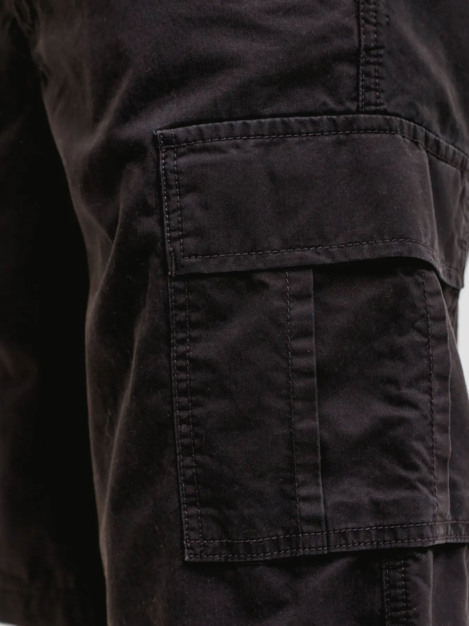 Jack & Jones Short  Jpstcole Matty Cargo Mid Nero