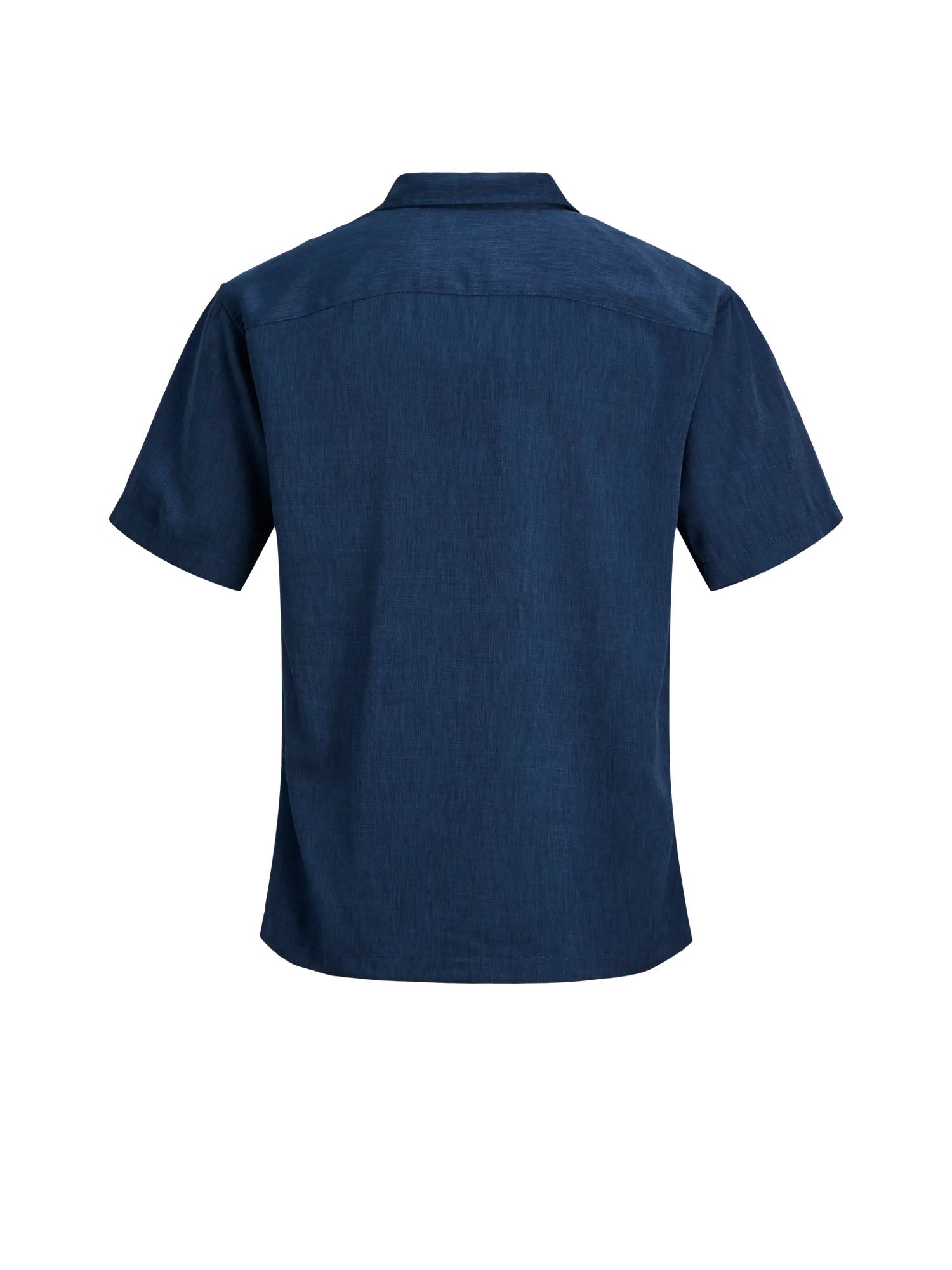 Jack & Jones Camicia Jprblurico Tencel Resort S/S Blu