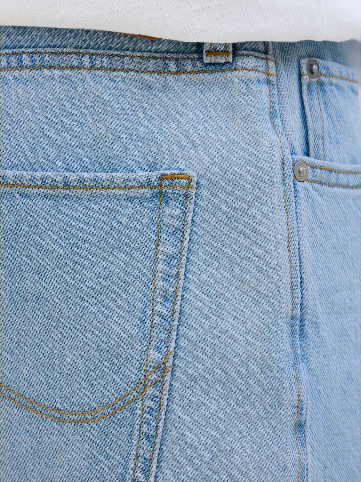 Jack & Jones Bermuda in jeans baggy fit Blu