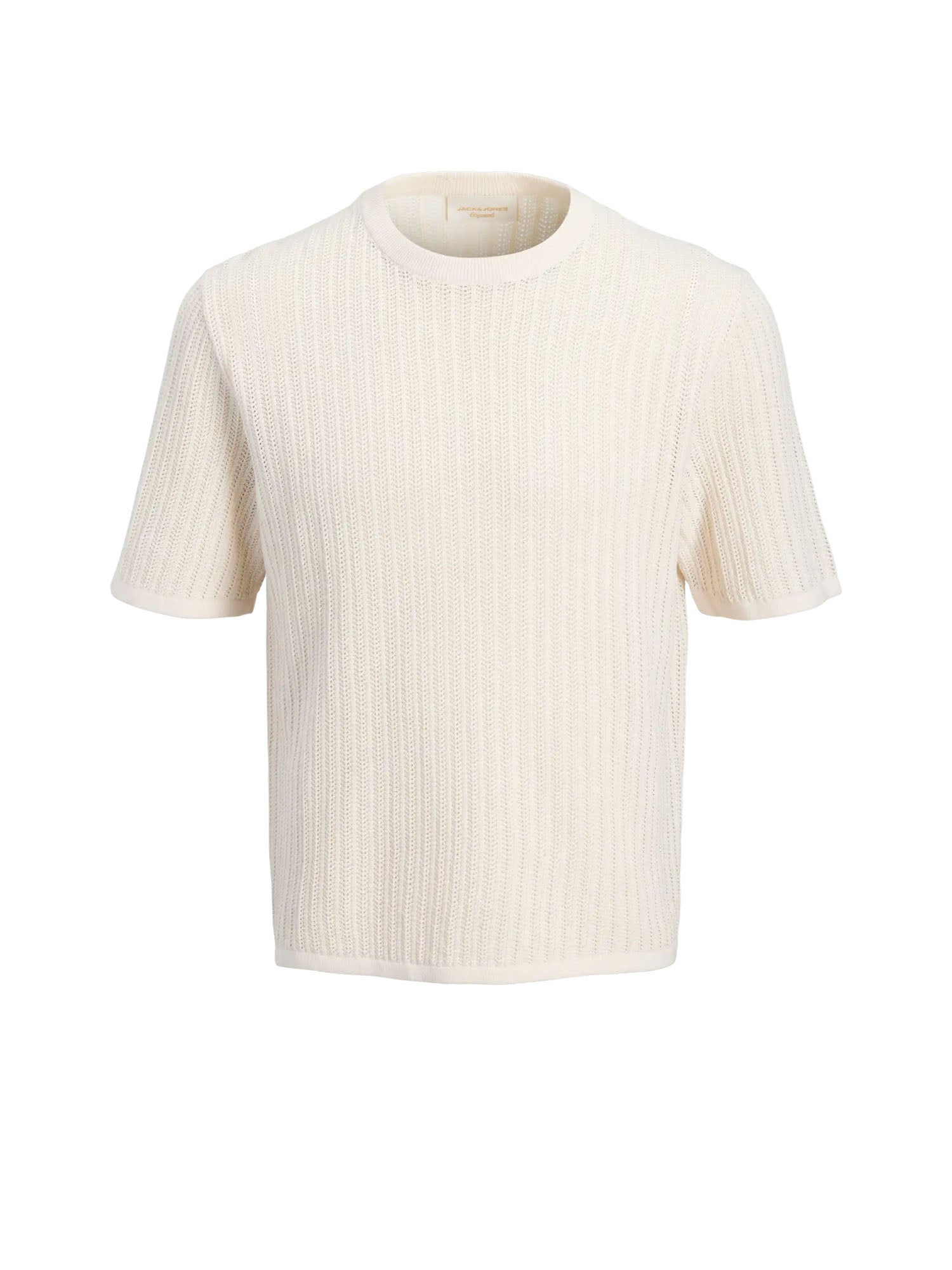 T-shirt Jormaine tricoté col rond manches courtes