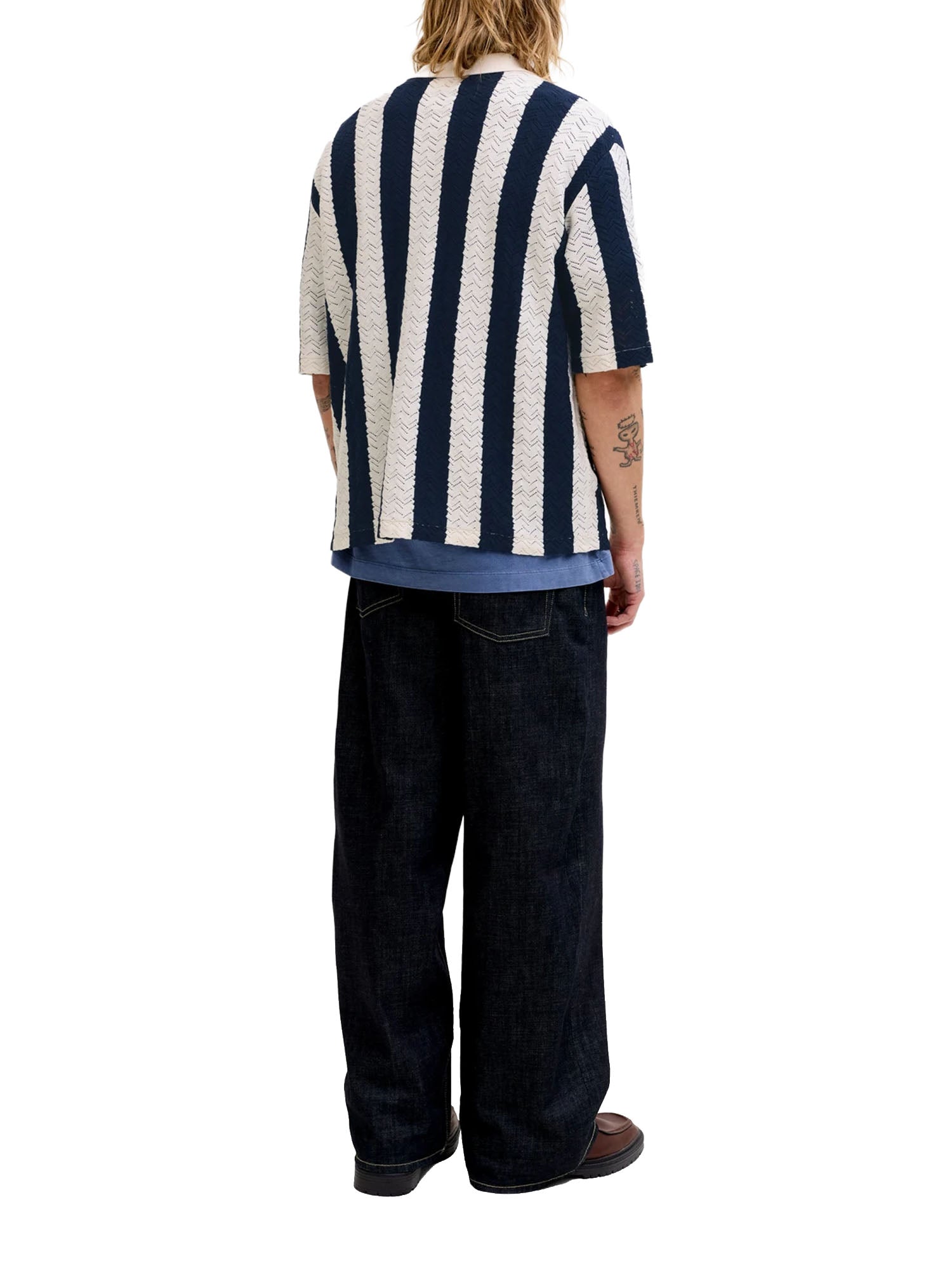 Jack & Jones Polo in Maglia Blu