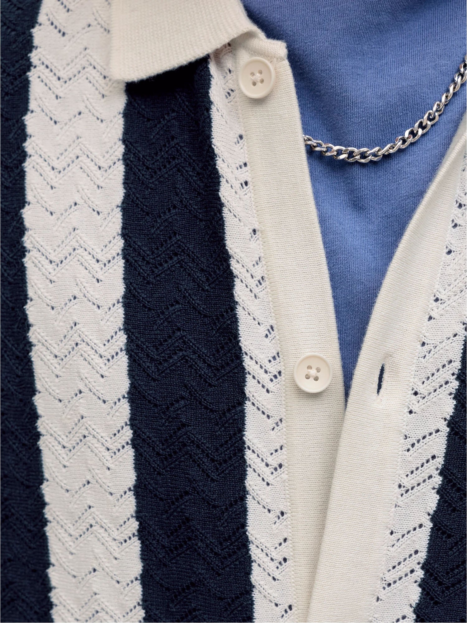 Jack & Jones Polo in Maglia Blu