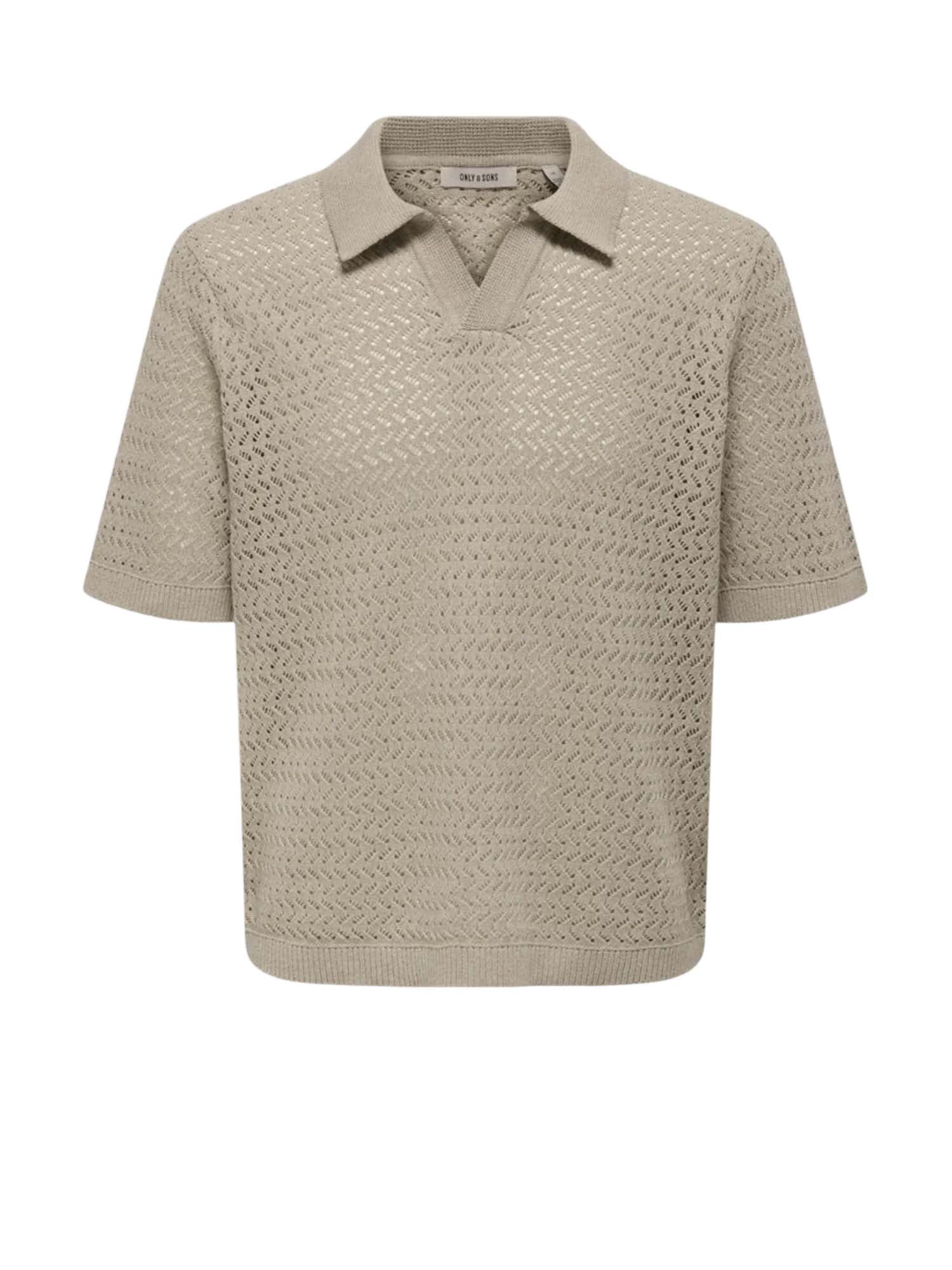 Maglia in filo manica corta Onsnyle Life Reg 5 Ss Split Polo Knit