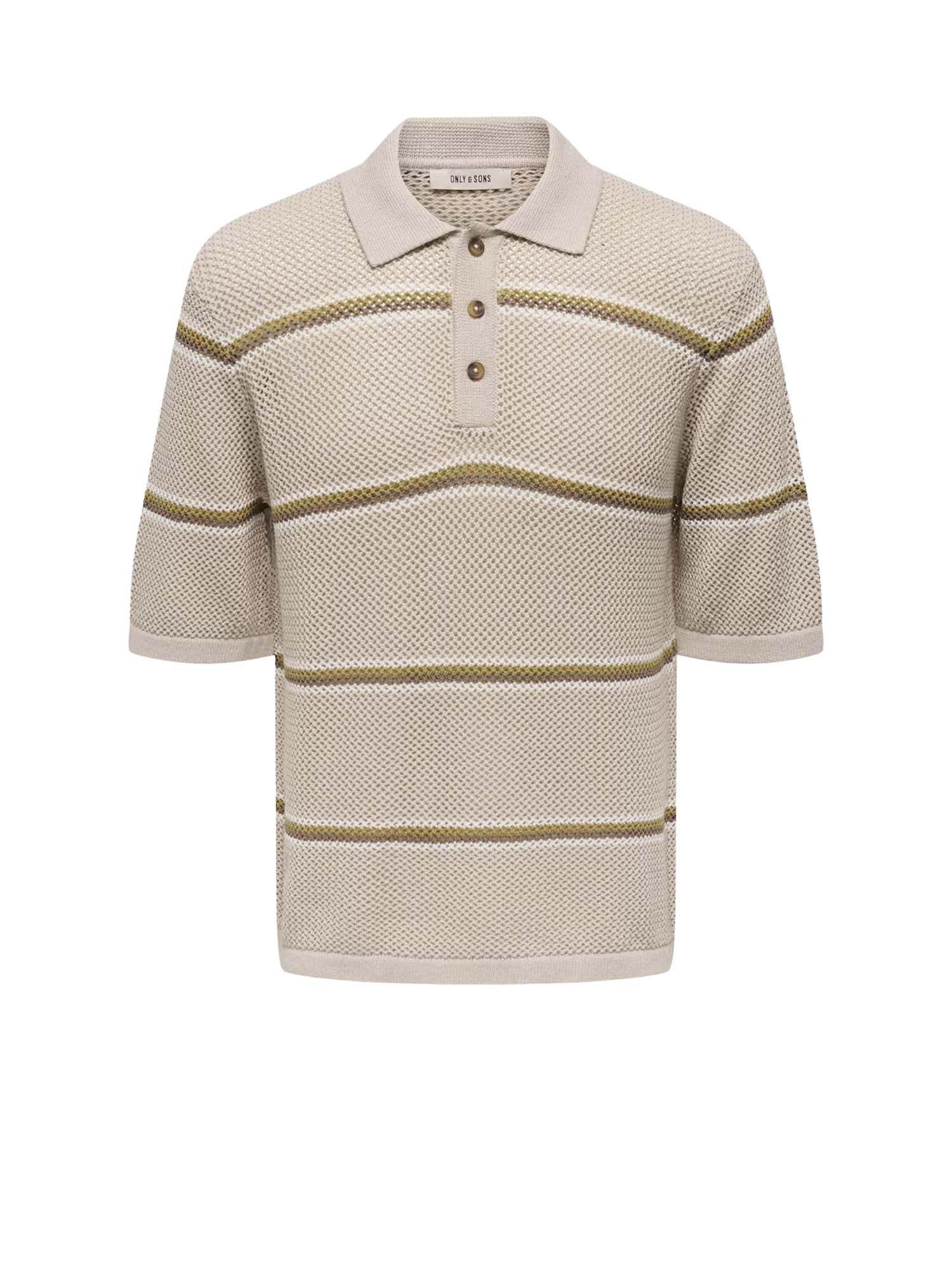 Only & Sons Polo in maglia ONSSEJR Beige