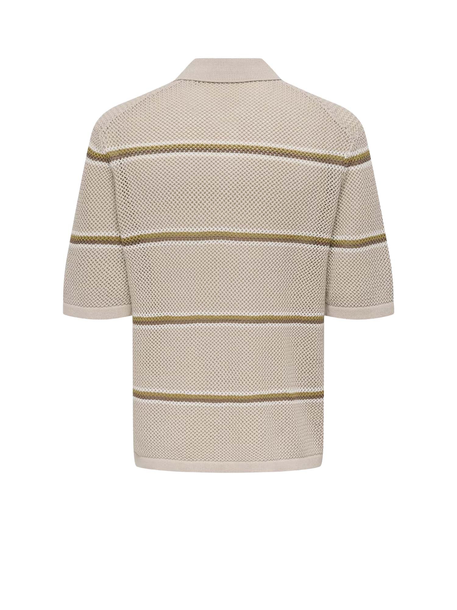 Only & Sons Polo in maglia ONSSEJR Beige