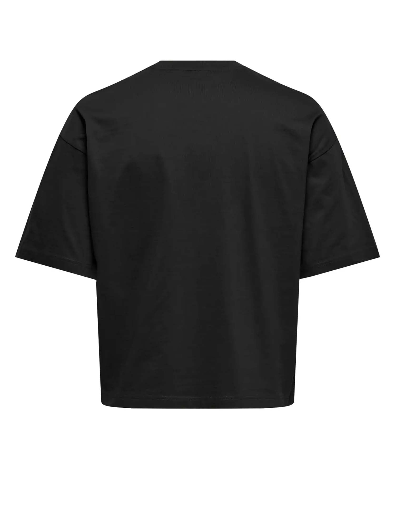 Only & Sons T-Shirt Fred Relaxed Crop Nero
