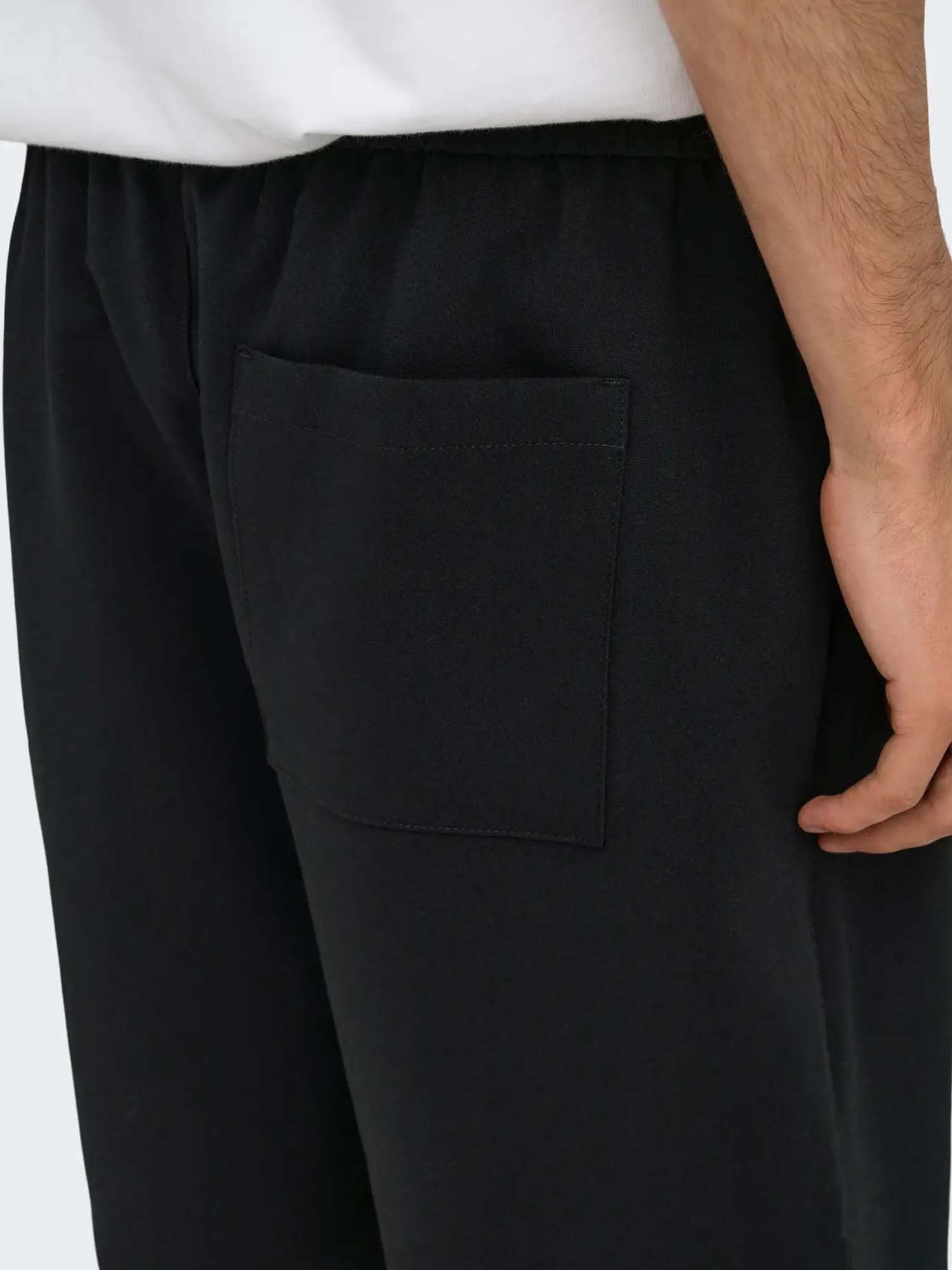 Only & Sons Shorts ONSWILL Loose Fit Nero
