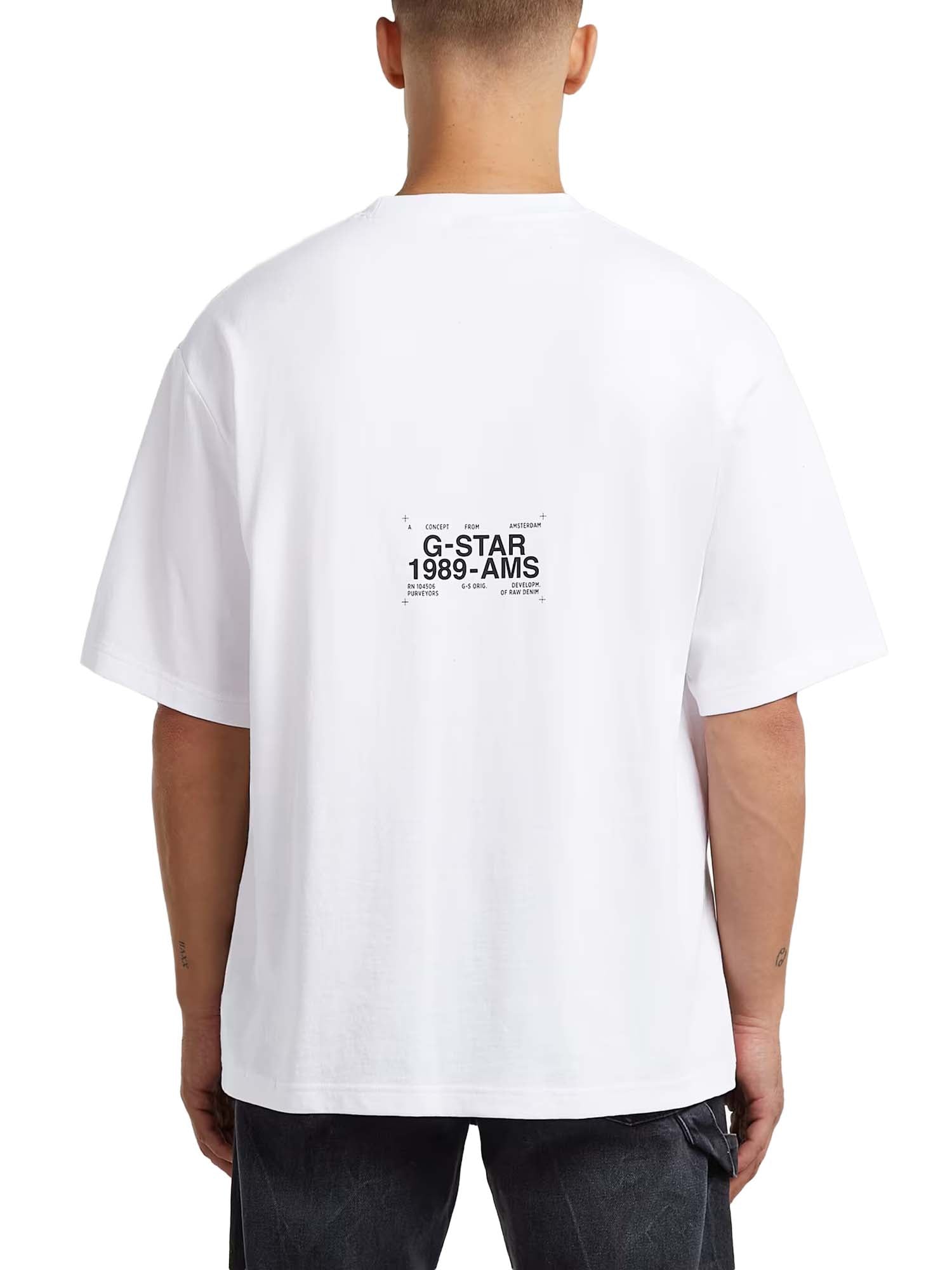 G-star Boxy T-Shirt Bianco