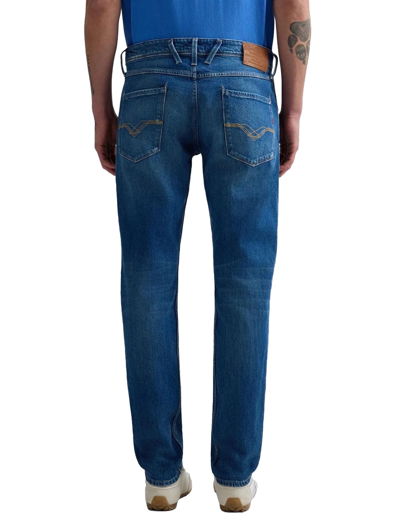 Replay Jeans Slim Fit Anbass Blu