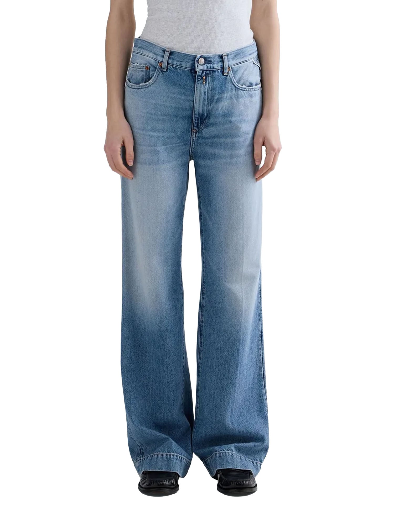 Replay Jeans Relaxed Fit Melja Azzurro