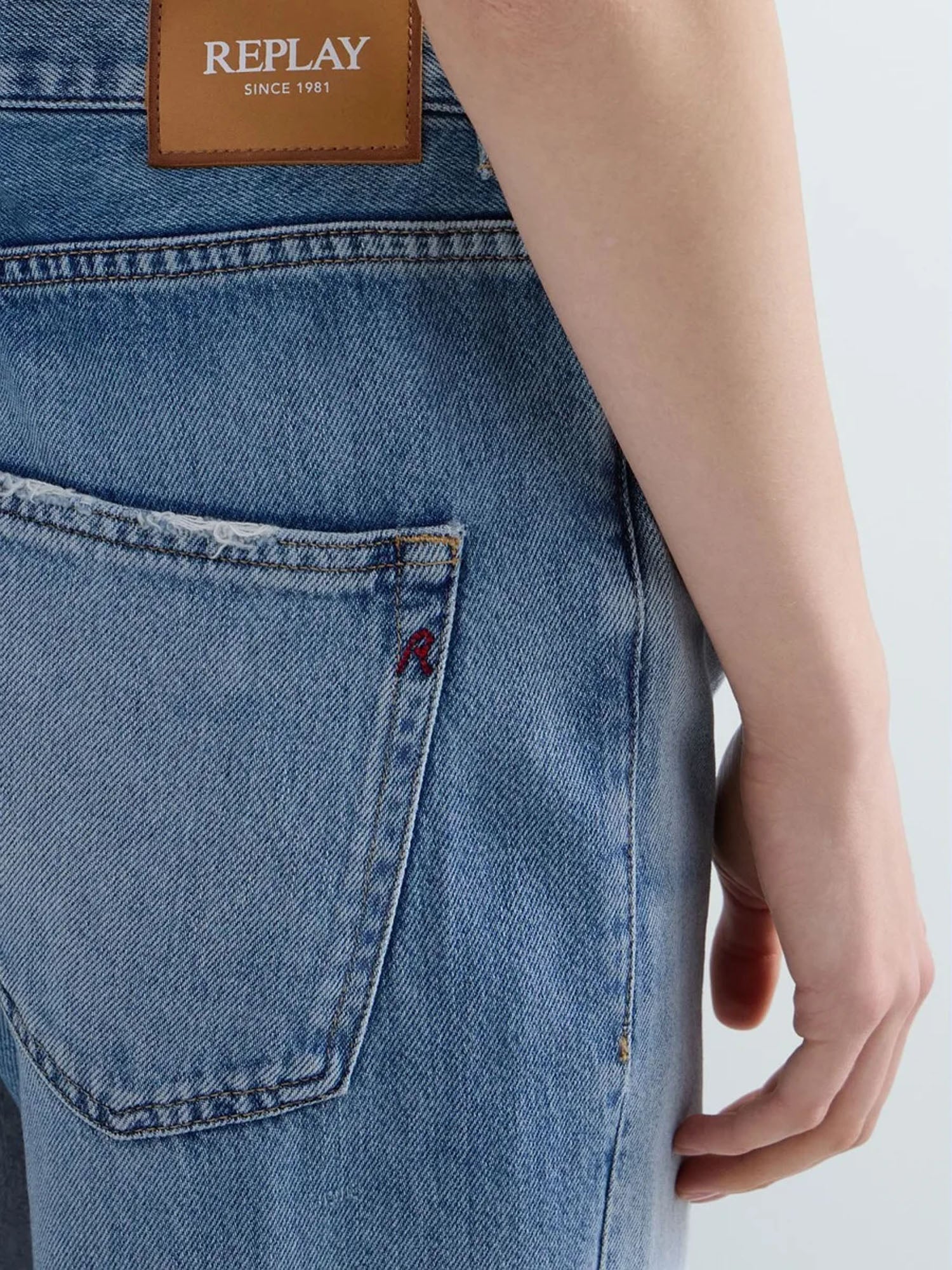 Replay Jeans Relaxed Fit Melja Azzurro